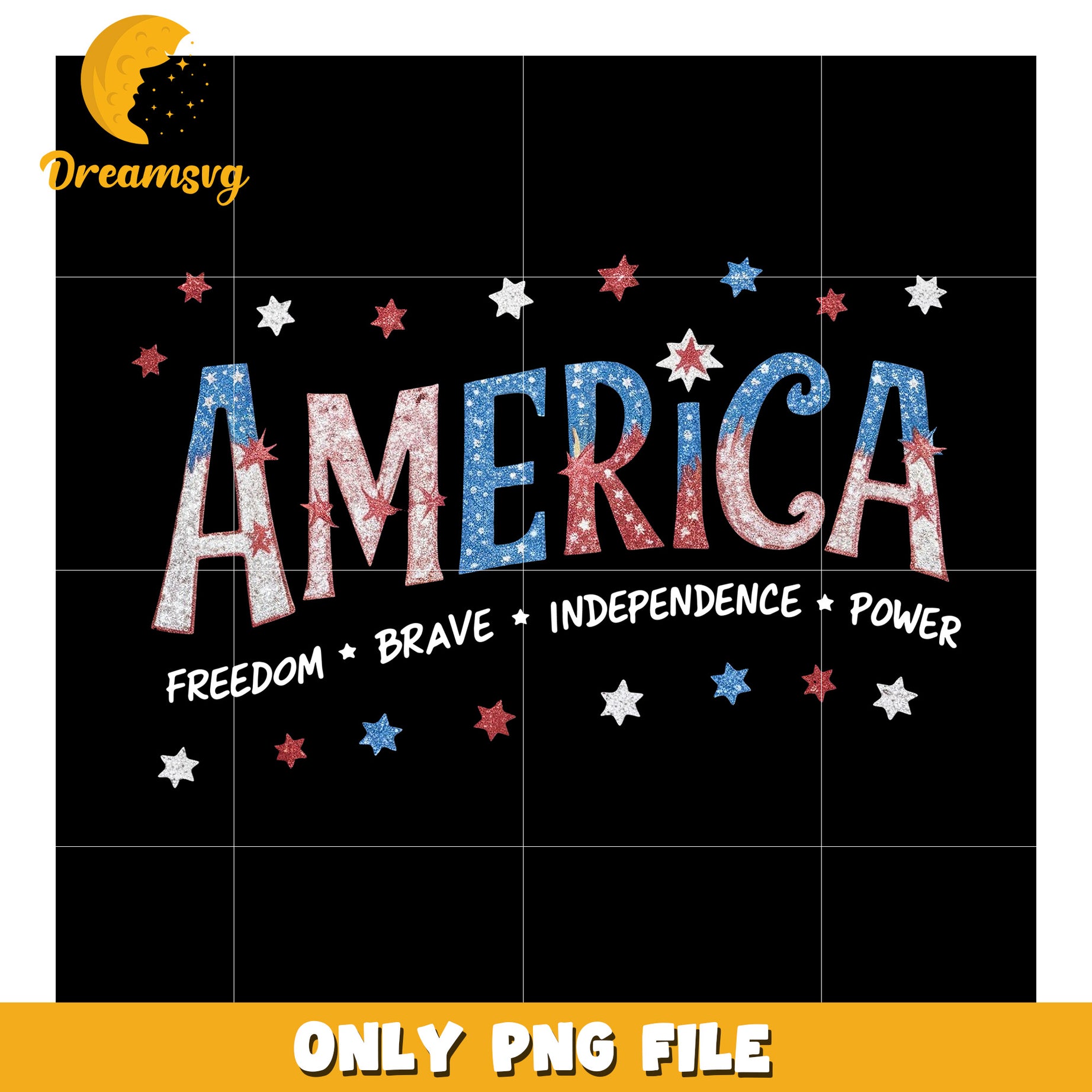 America design png, independence day png, red white blue png