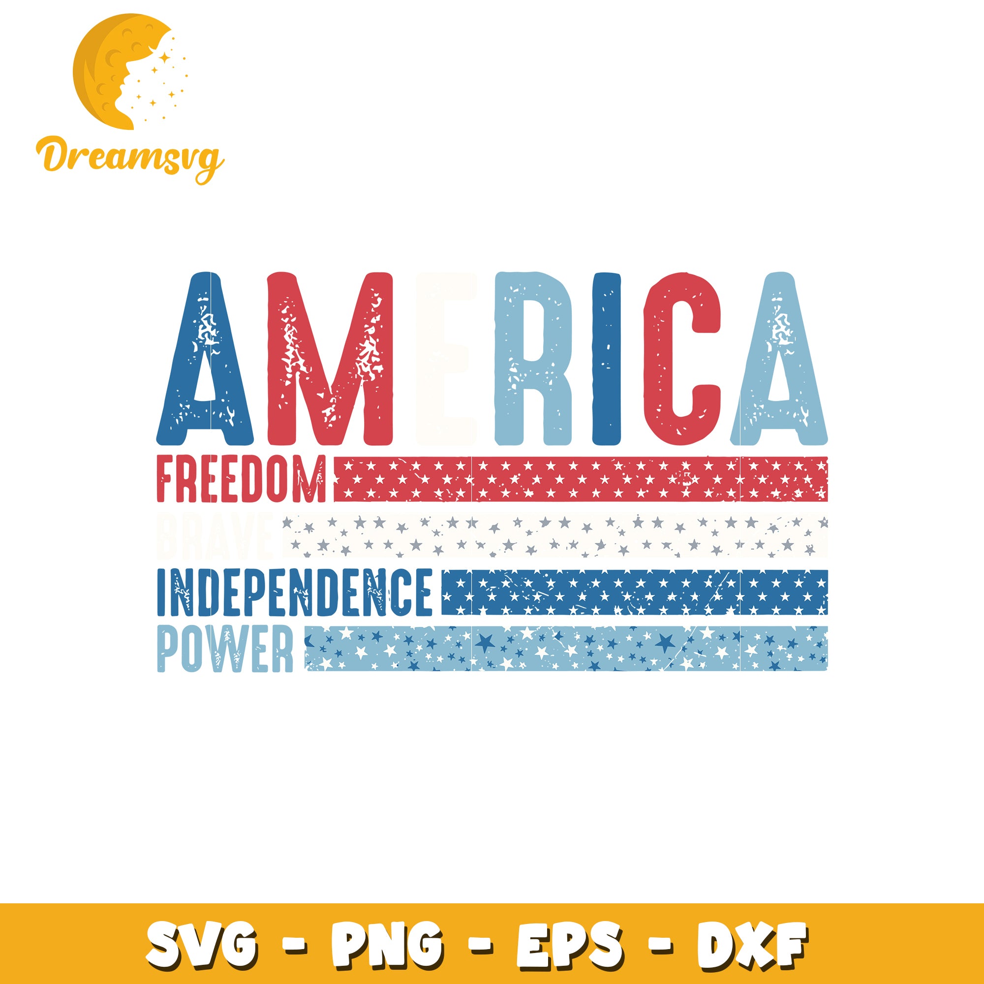 America freedom brave independence power svg, independence day svg