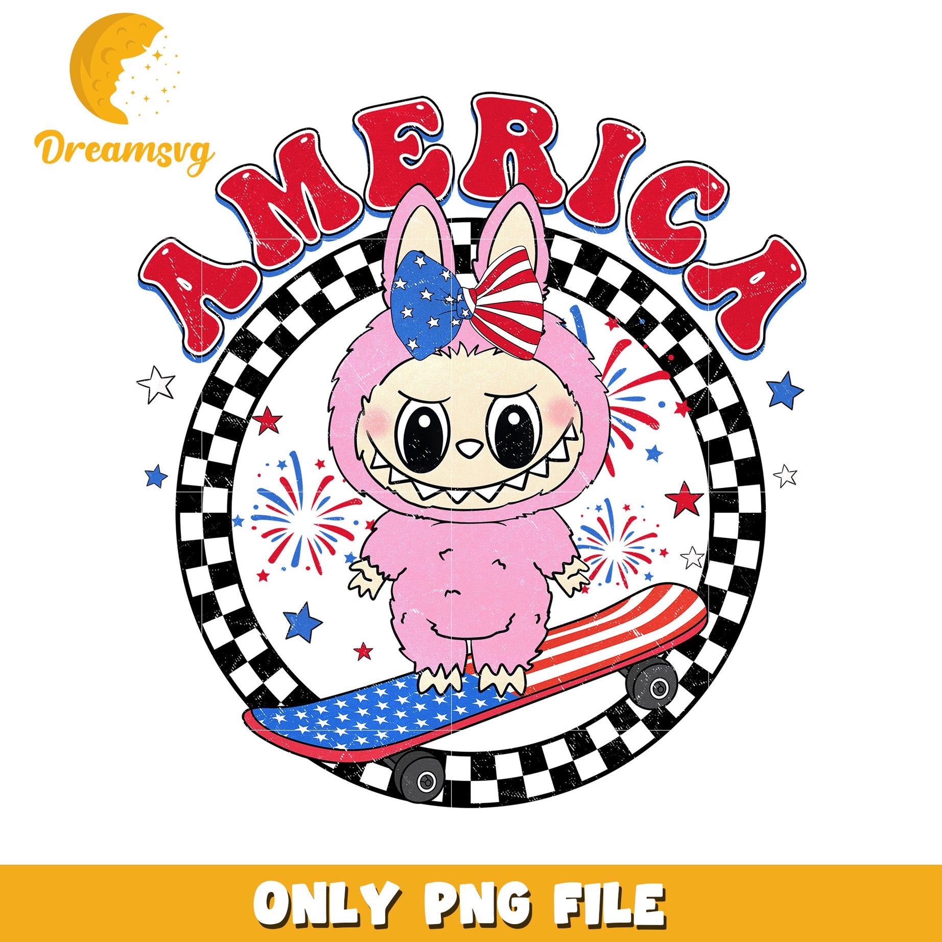 America labubu png, cute labubu​ png, labubu cartoon​ png