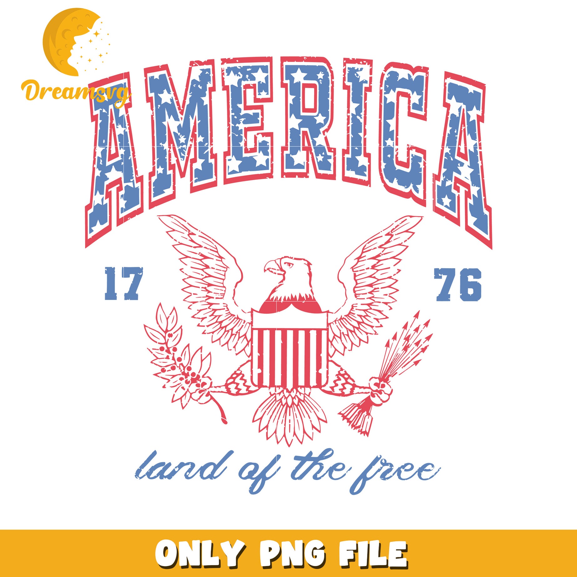 America land of the free png, patriotic slogan png, usa freedom png