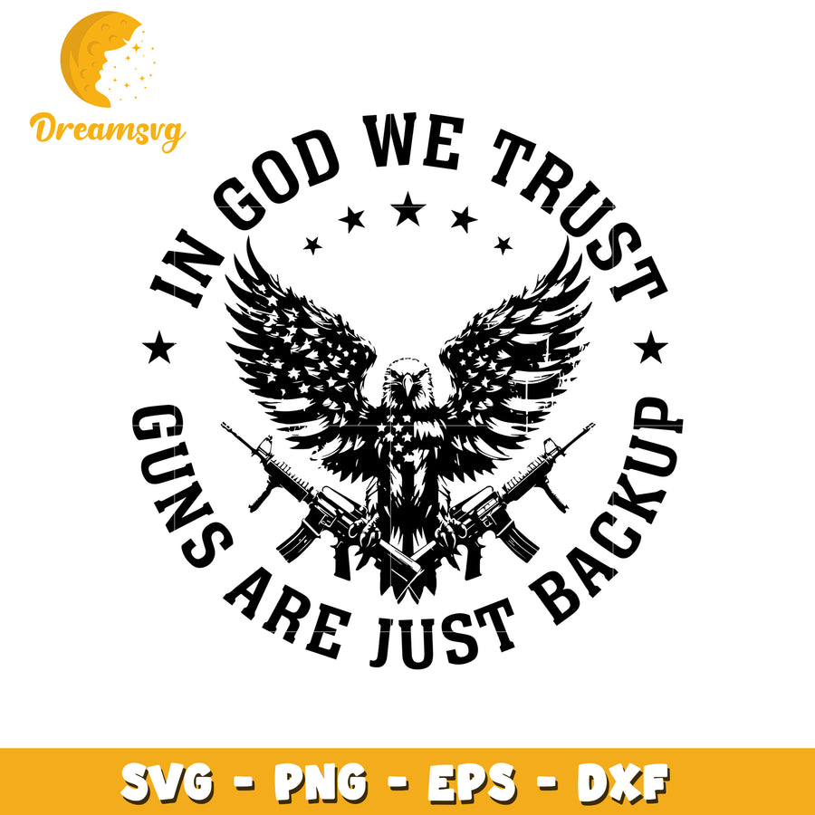 American Eagle Guns SVG Design