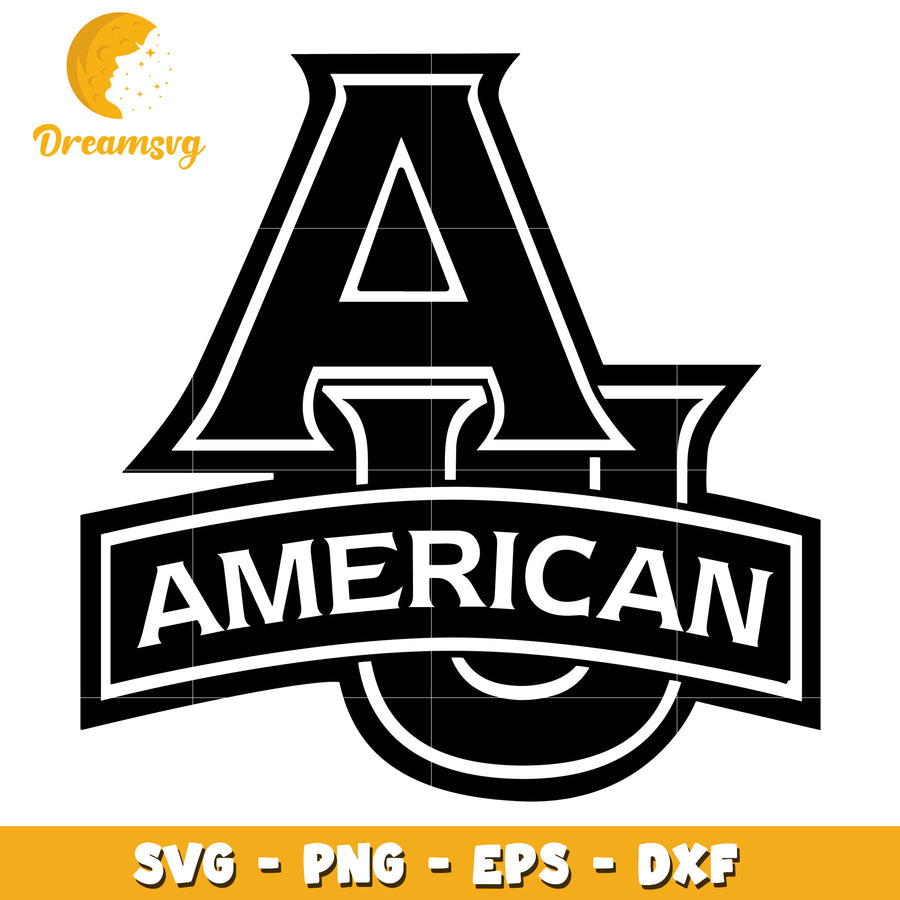 American University Logo SVG Design for DIY Projects and Crafts