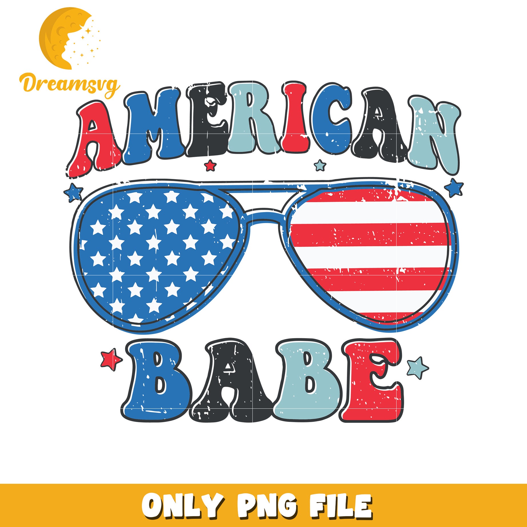 American babe png, red white and blue png, independence day vibes png,