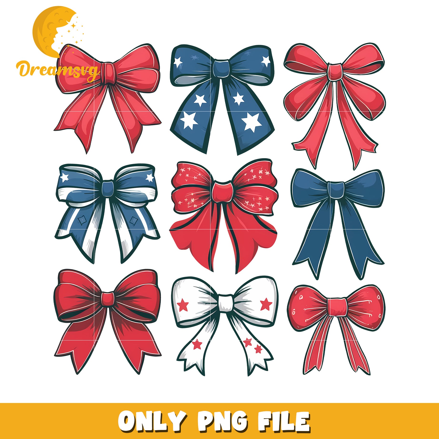 American bowtie png, american flag png, independence day png