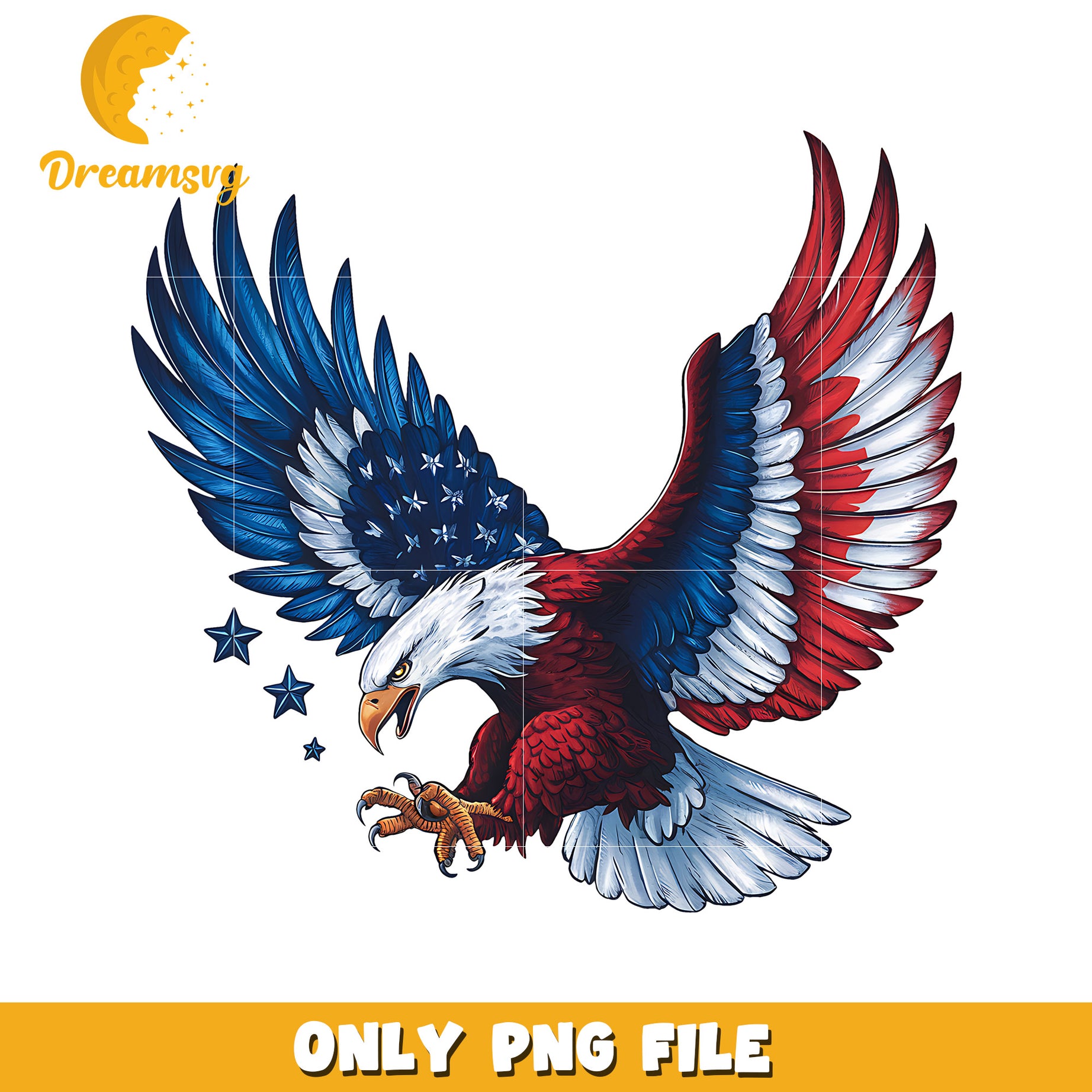 American eagle png, patriotic eagle png, american flag png