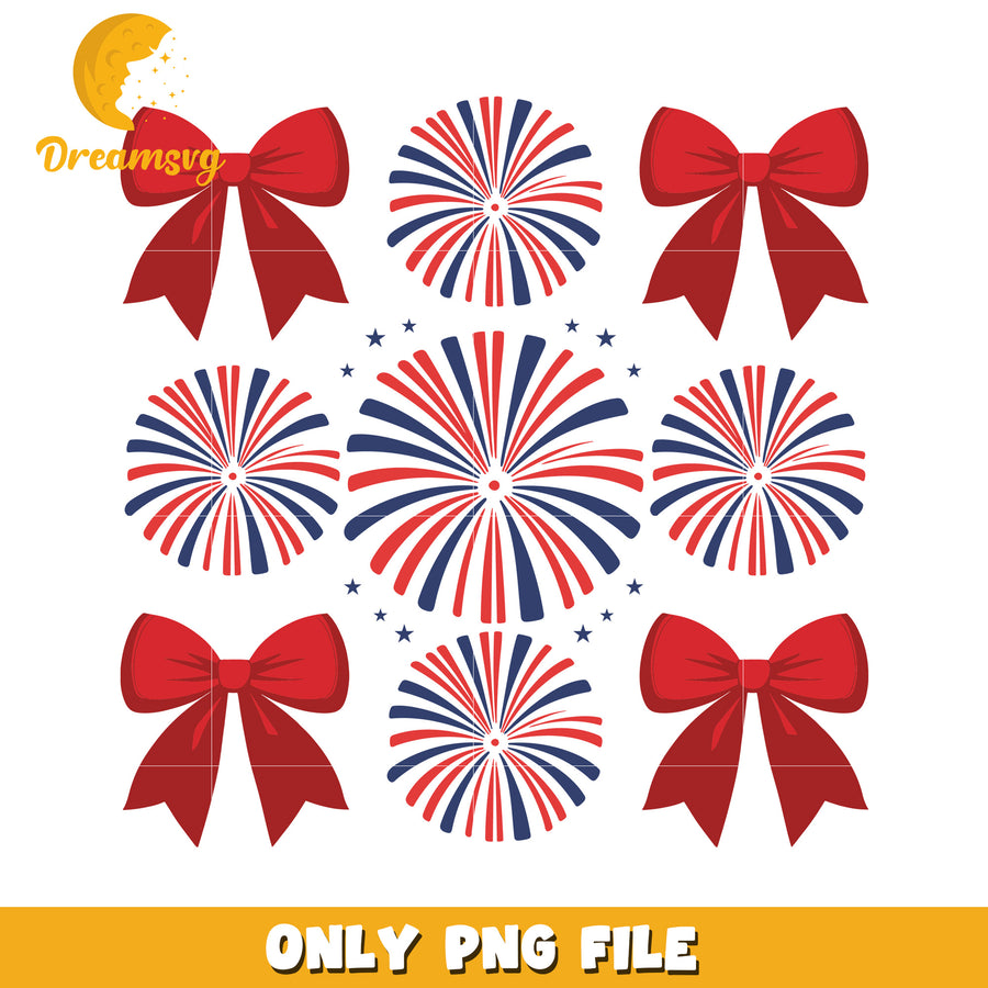 American fireworks bowtie png, 4th of july bowtie png, usa flag bowtie png