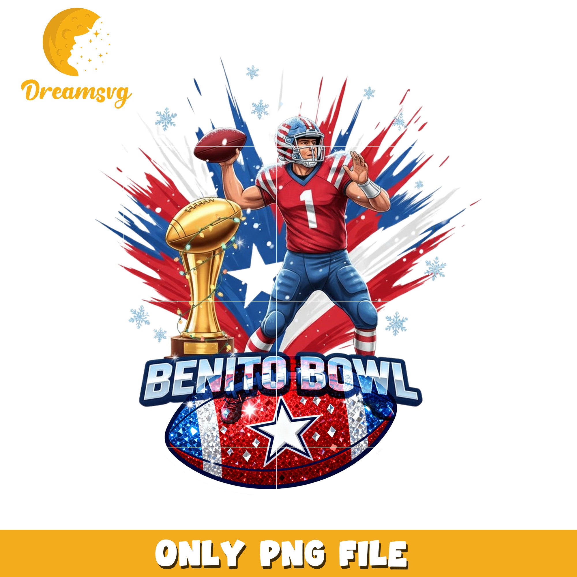 American football benito png, super bowl lix png, bad bunny png