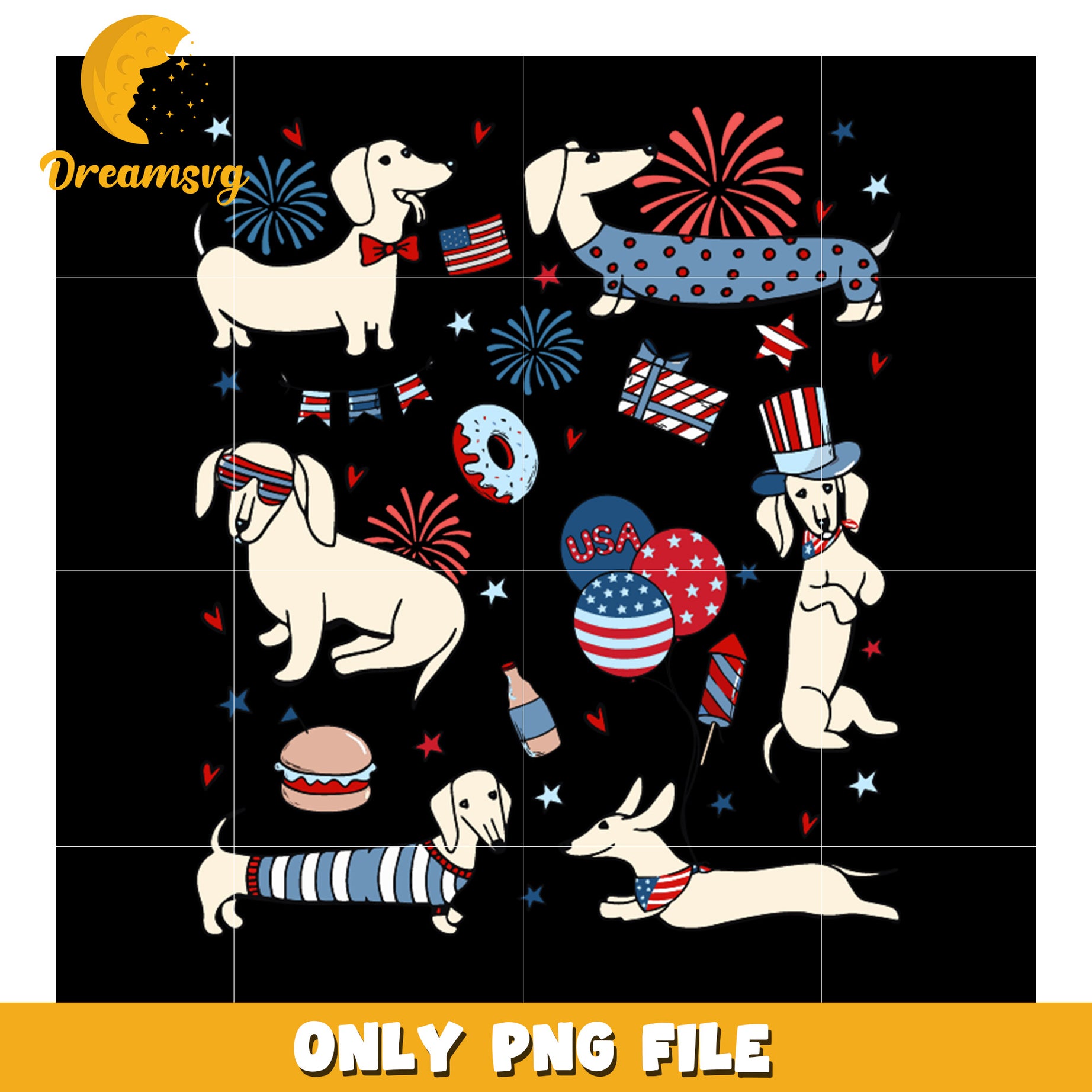 American funny dog png, funny dog meme png, usa dog png