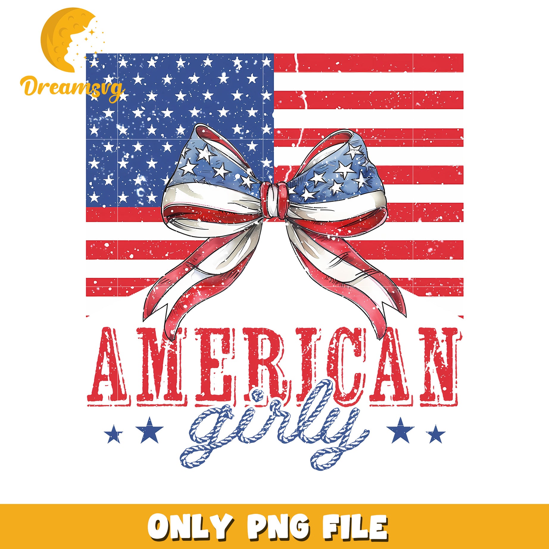 American girly png, usa girl vibe png, 4th of july png