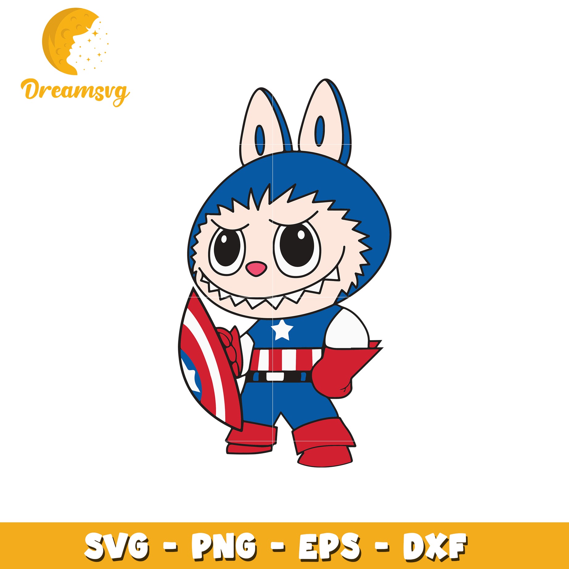 American labubu svg, halloween svg, popmart labubu svg
