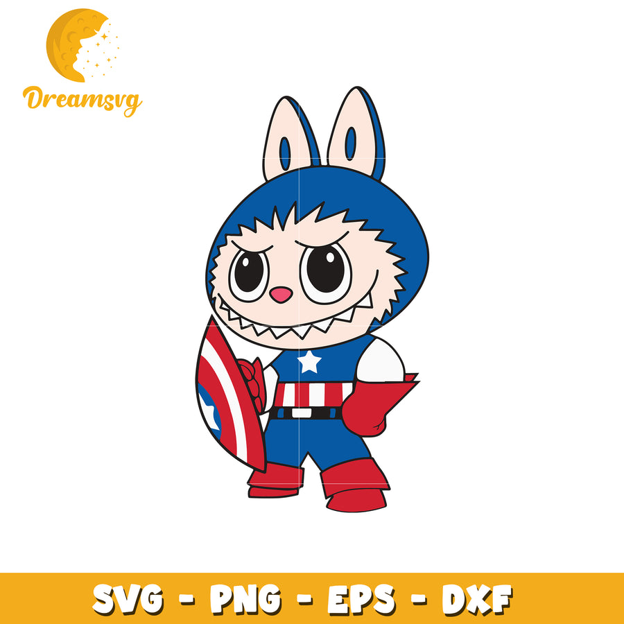 American labubu svg, halloween svg, popmart labubu svg