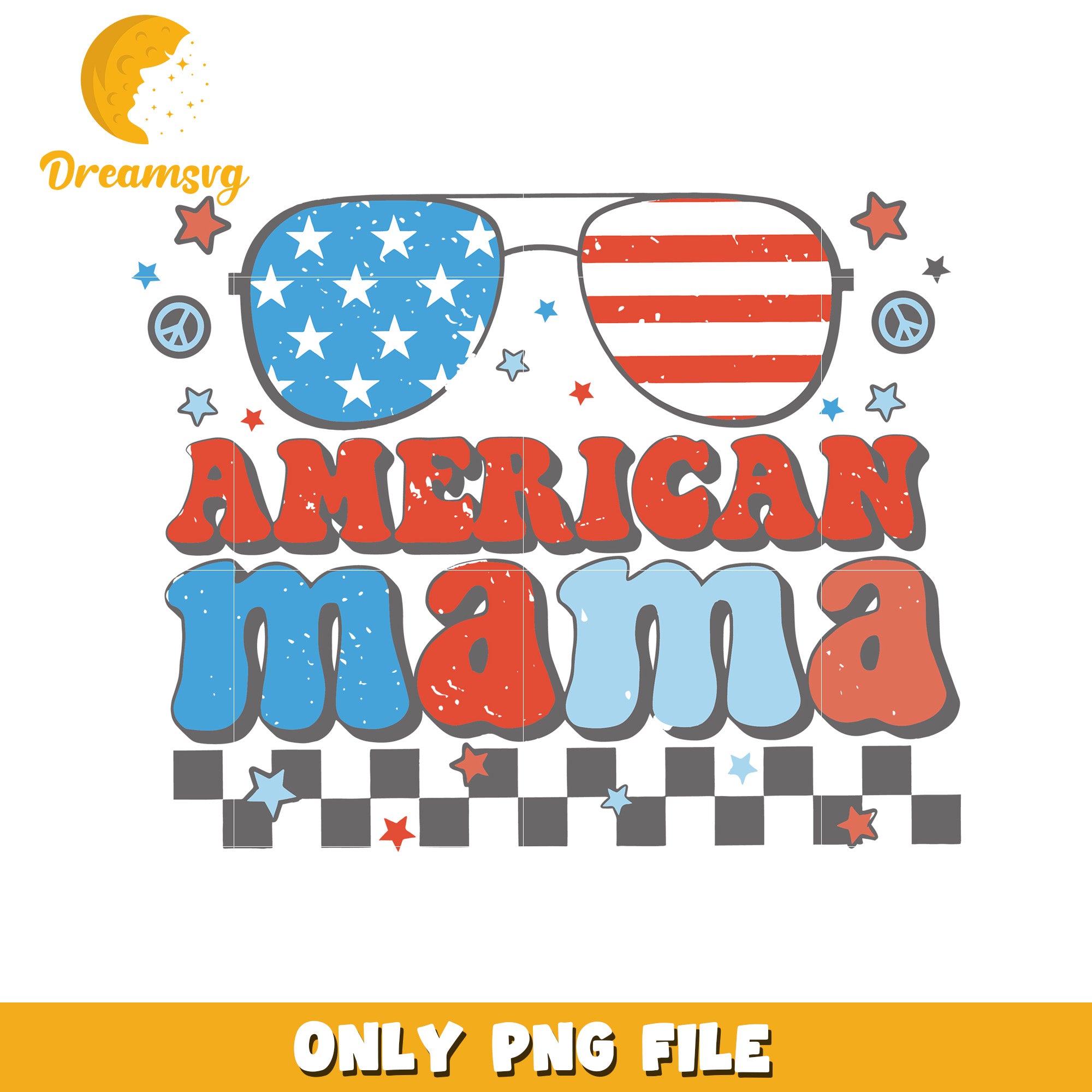 American mother png, loving mom png, family pride png