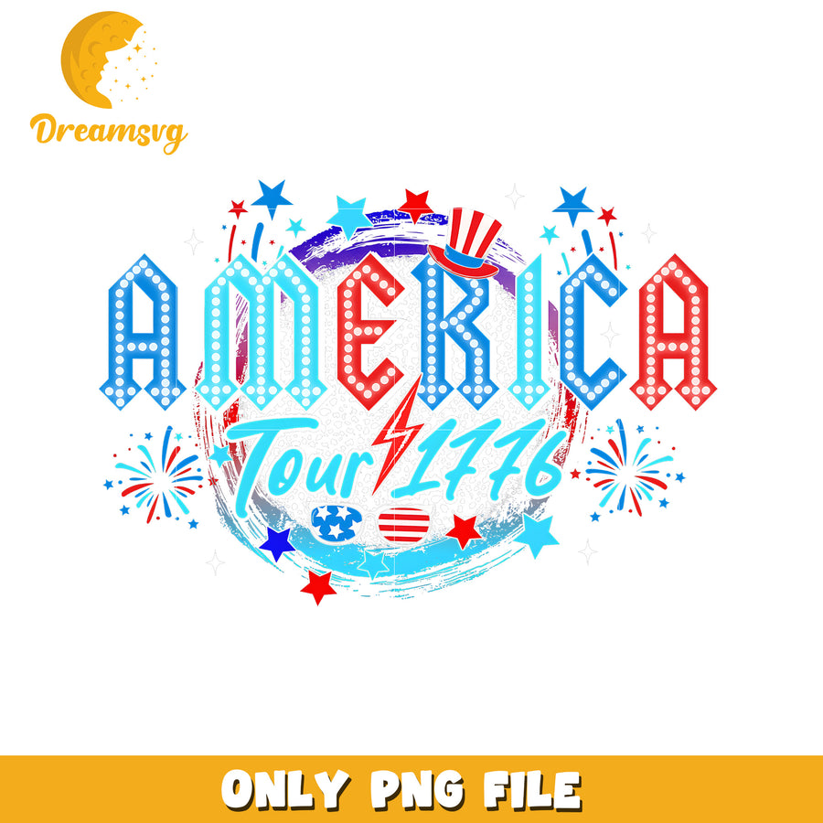 America tour 1776 png,  independence day png, usa pride png