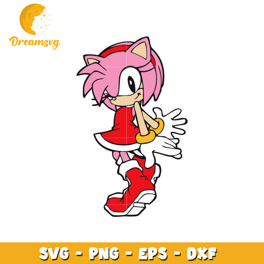 Amy Rose SVG Cut File