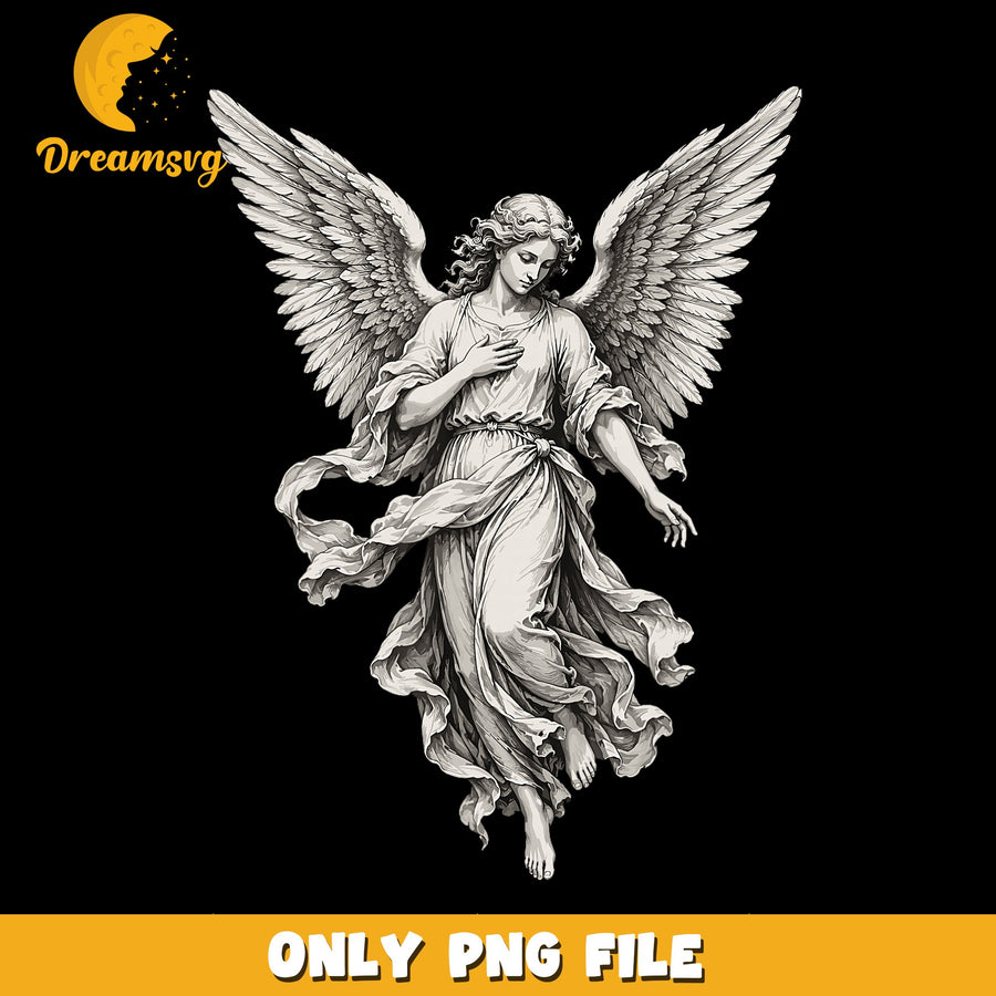 Angel Design PNG, Ethereal Art, Spiritual PNG