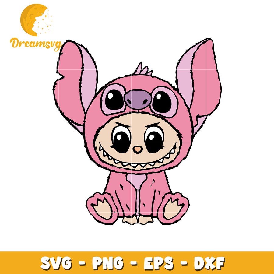 Angel labubu svg, labubu dolls svg, popmart labubu svg