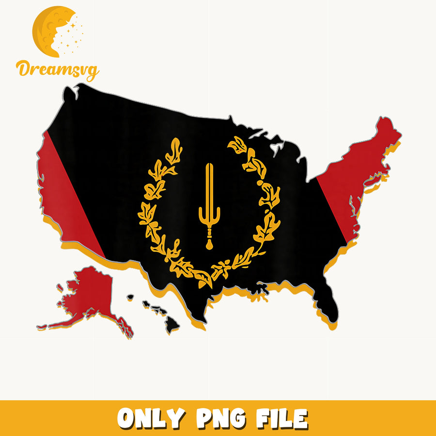 Angola Flag USA Map PNG, Angolan American Pride, Patriotic PNG