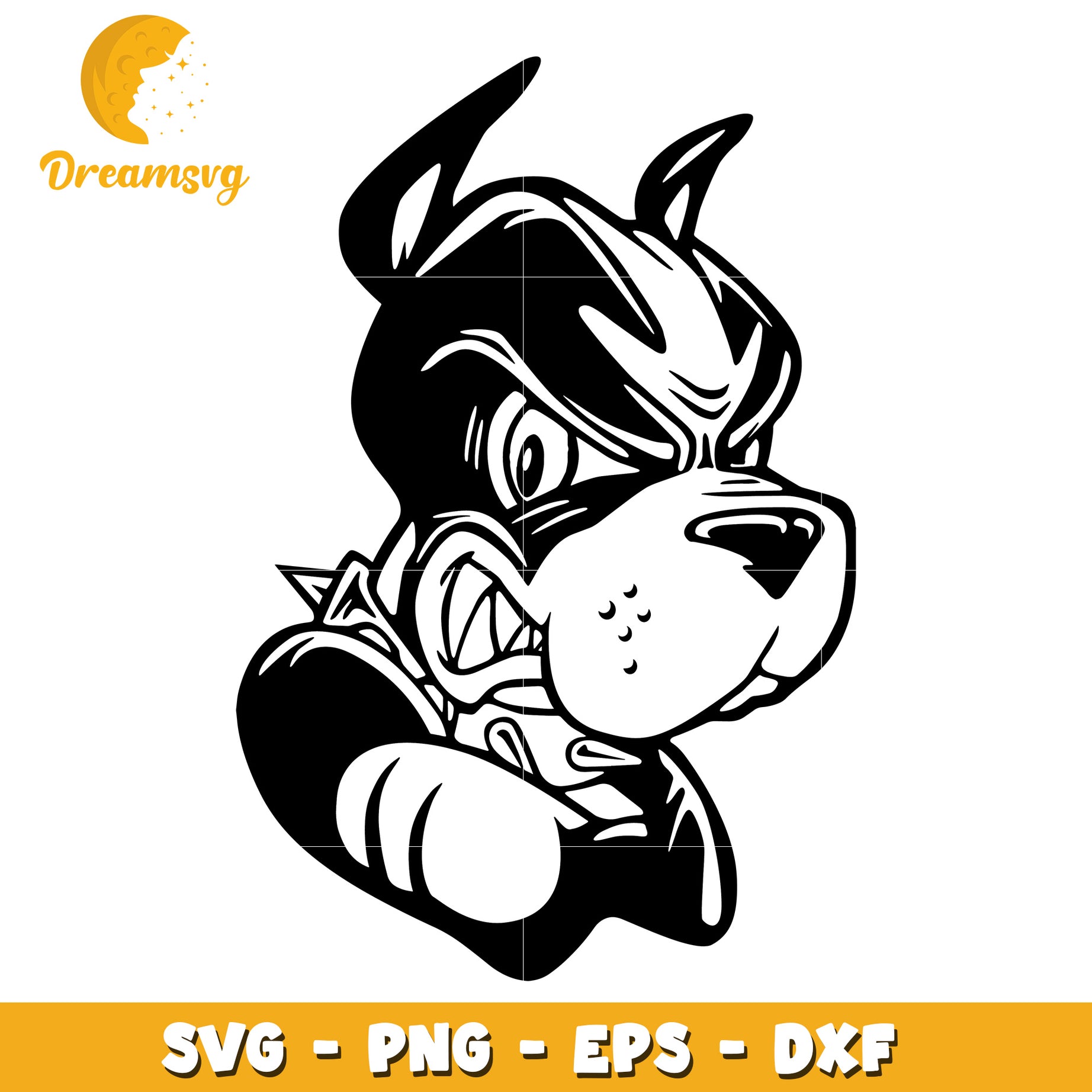 Angry Bulldog SVG Cut File