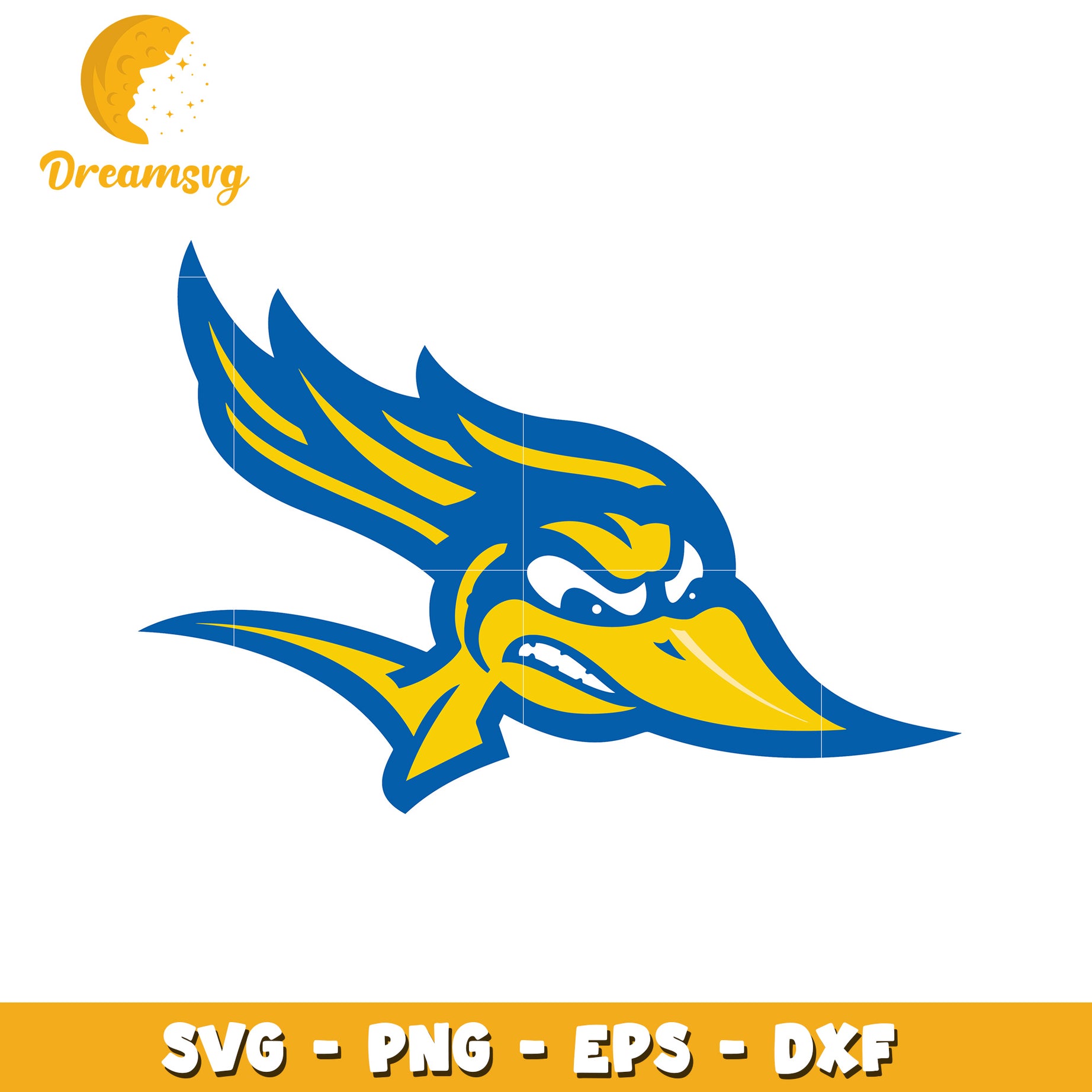 Angry Woodpecker SVG PNG EPS DXF