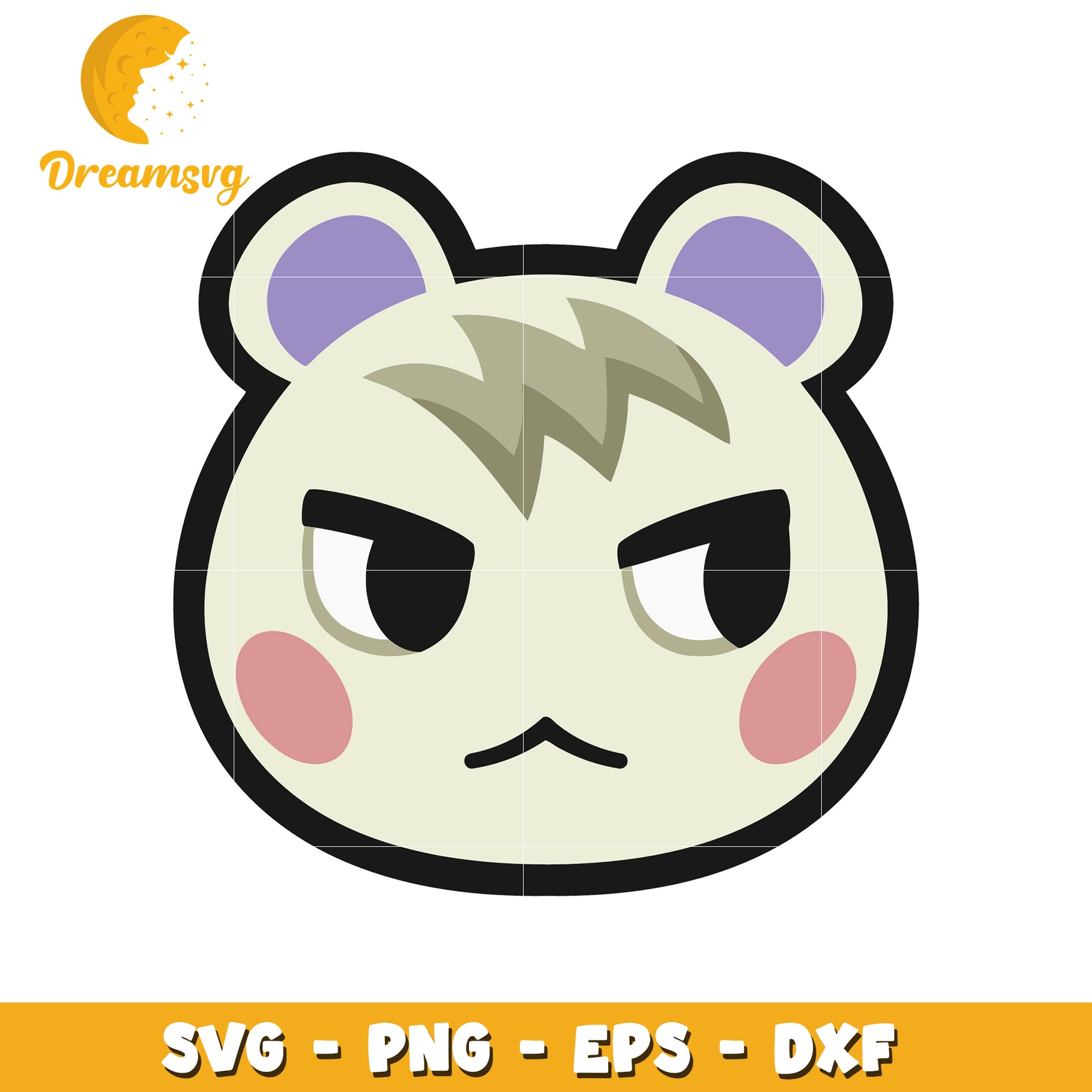 Animal Crossing Dom SVG PNG EPS DXF