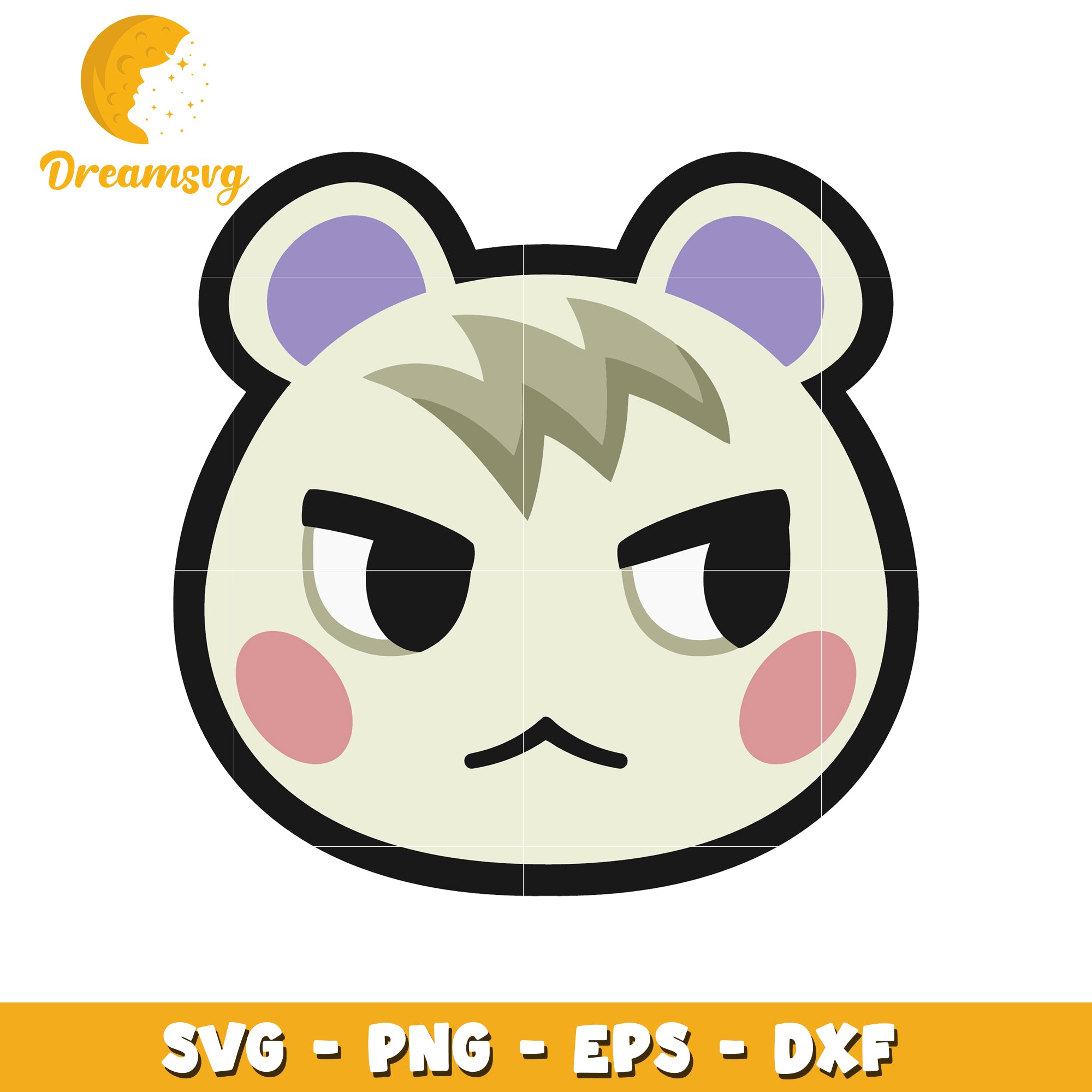 Animal Crossing Dom SVG PNG EPS DXF