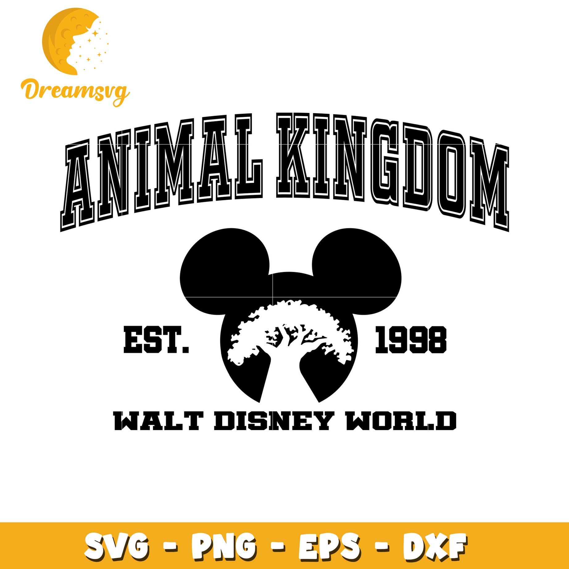 Animal Kingdom SVG Disney World Design