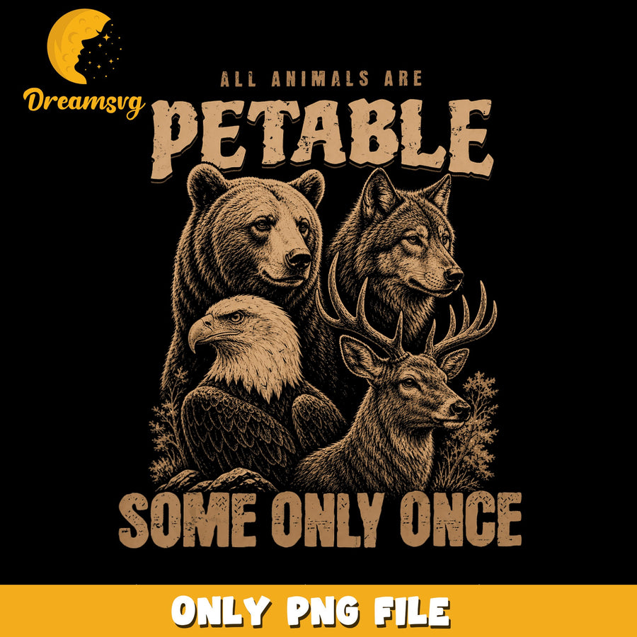 Animal Humor PNG, Petable Design, Wildlife Art PNG