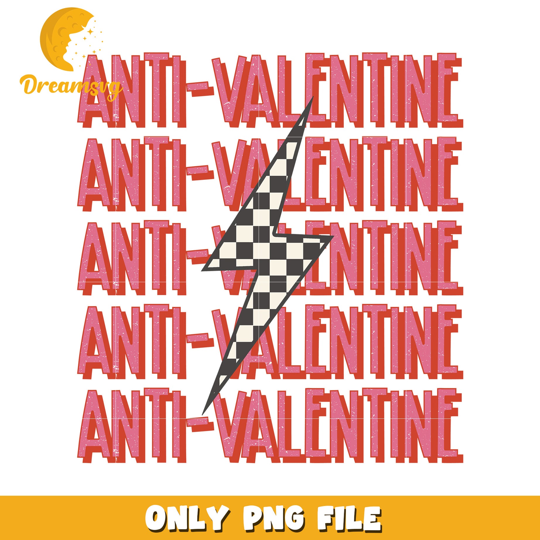 Anti Valentine PNG Clipart for Unique Holiday Designs