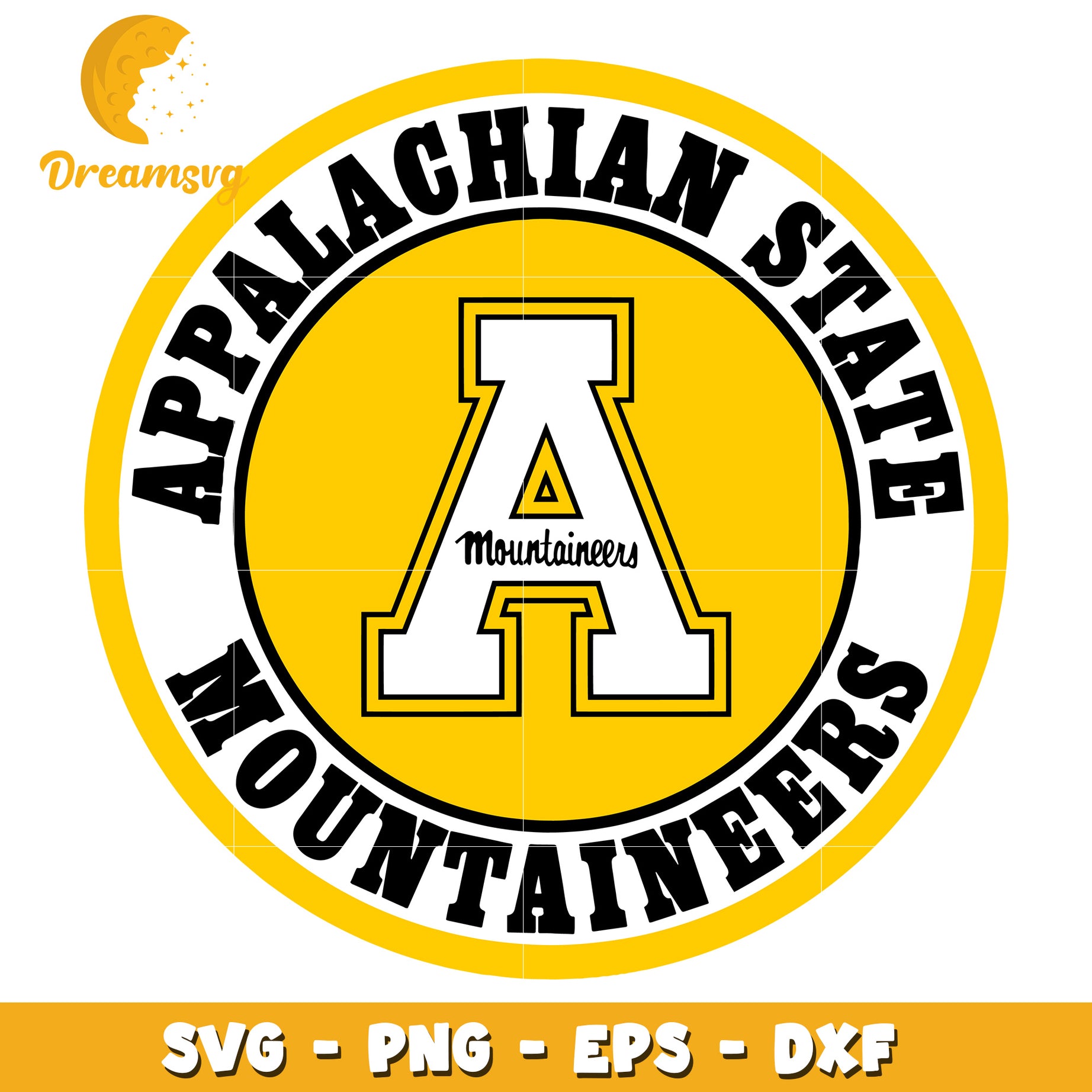 Appalachian State Mountaineers SVG PNG EPS DXF