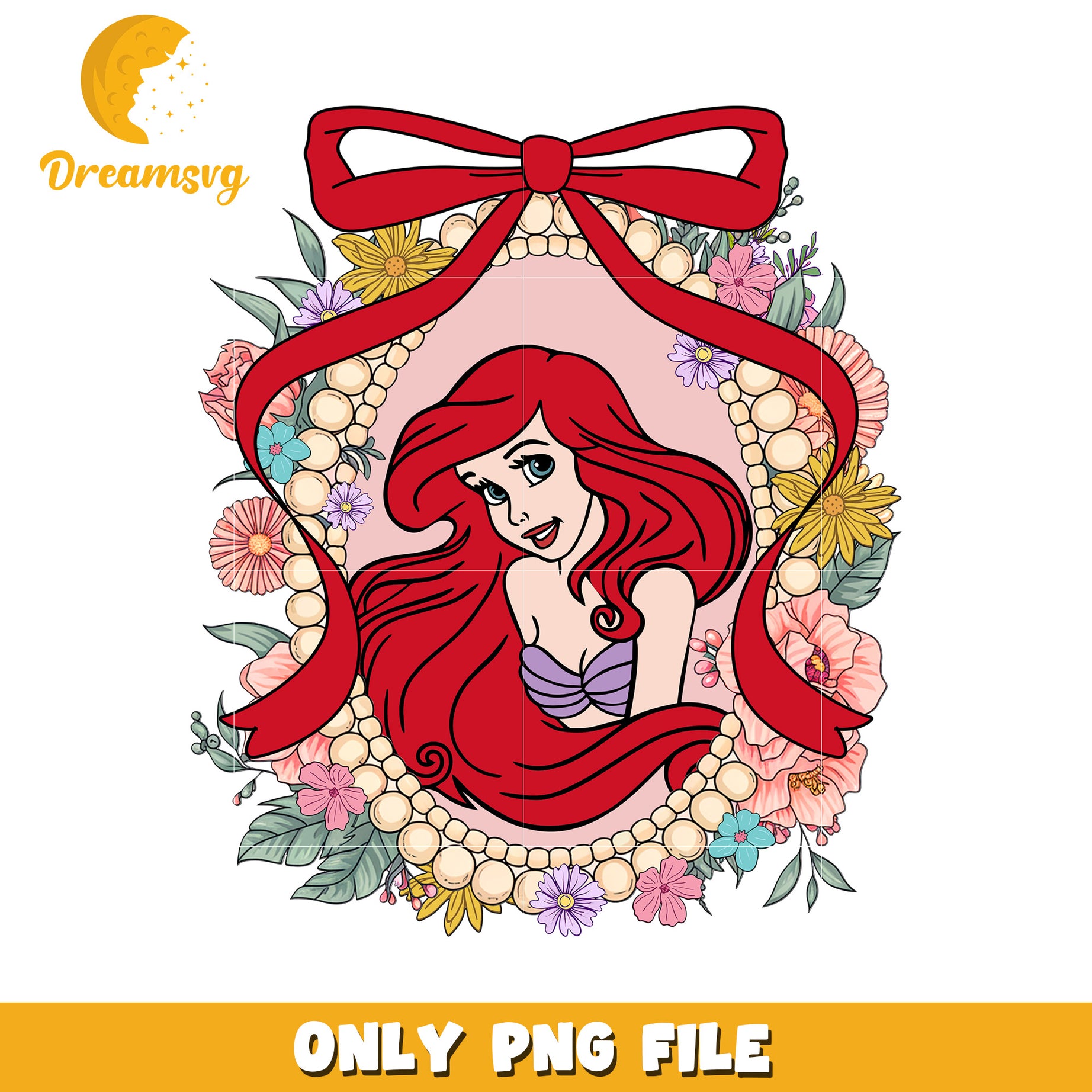 Ariel princess png, mickey disney characters png,  the little mermaid png