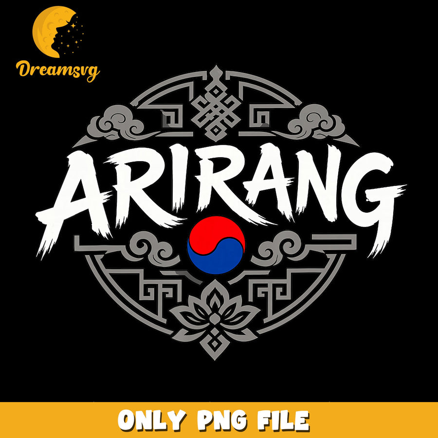 Arirang Design PNG, Korean Culture, Traditional Art PNG