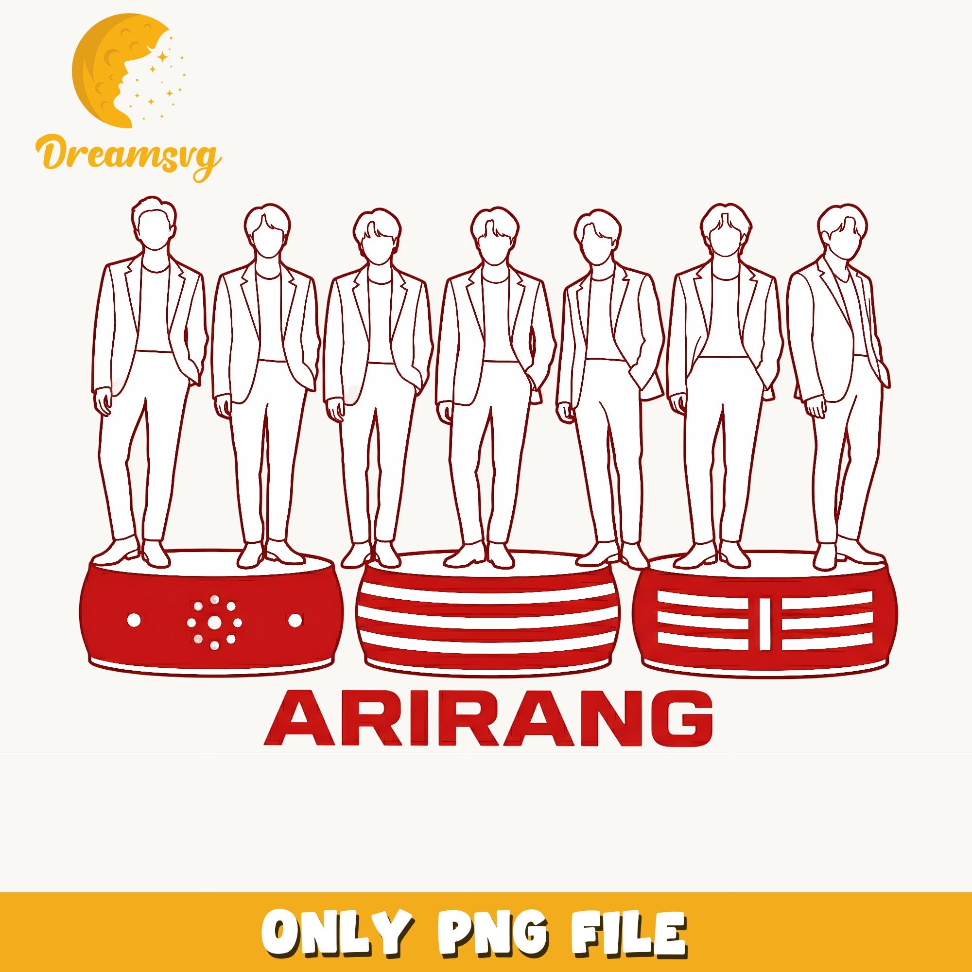 Arirang Kpop Boy Group PNG, Kpop Idol Group PNG, Kpop Fan PNG