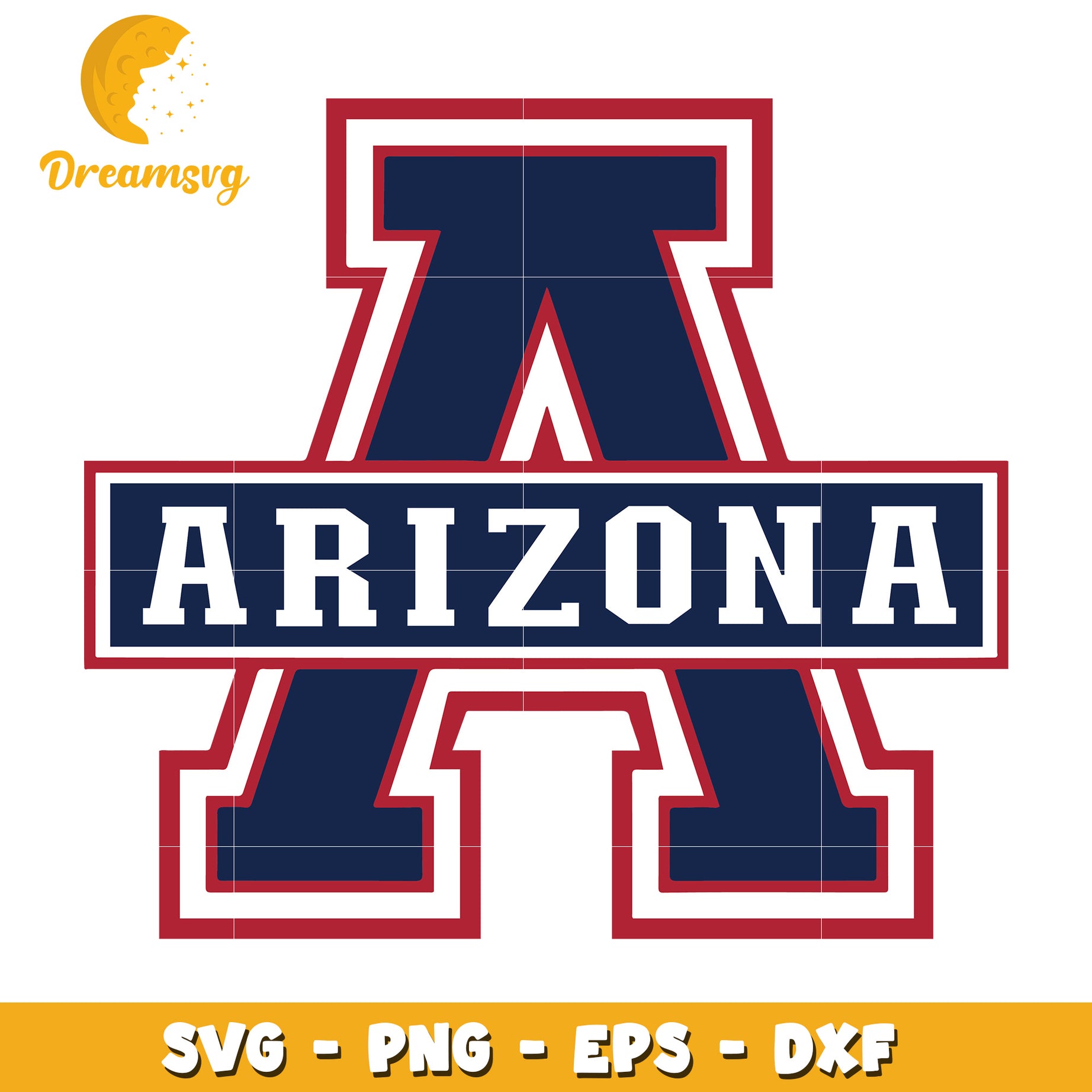 Arizona A SVG PNG EPS DXF Cut File