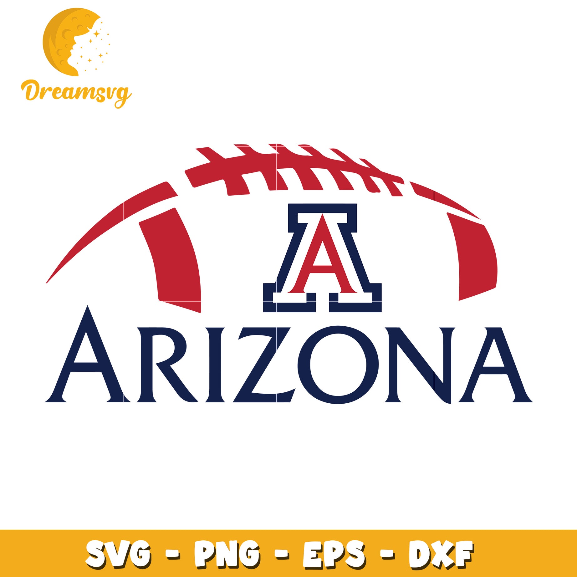Arizona Football SVG Logo Design for Crafting Projects