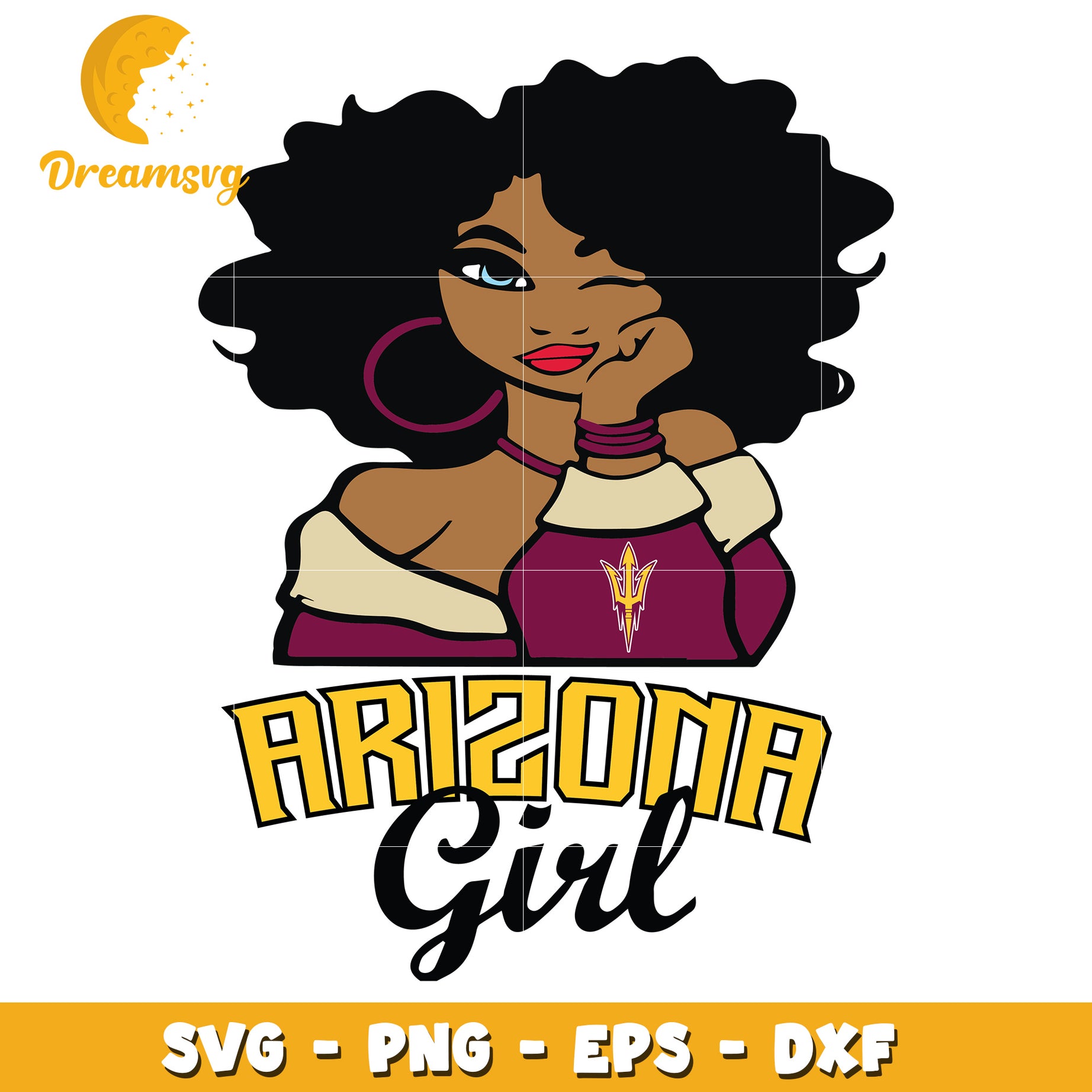 Arizona Girl SVG PNG EPS DXF Cut File