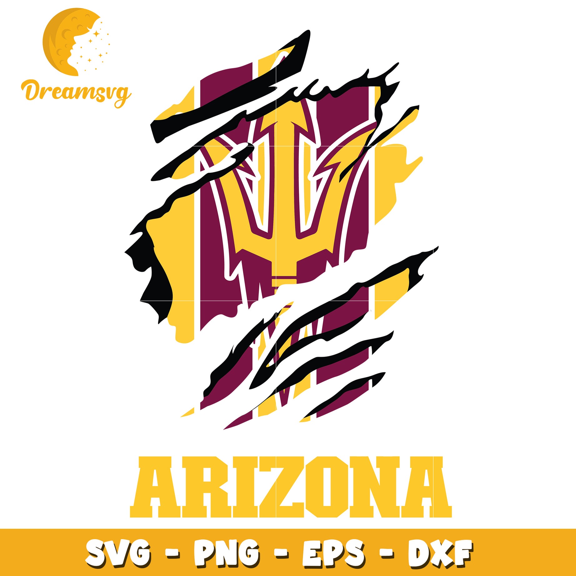 Arizona State SVG PNG EPS DXF