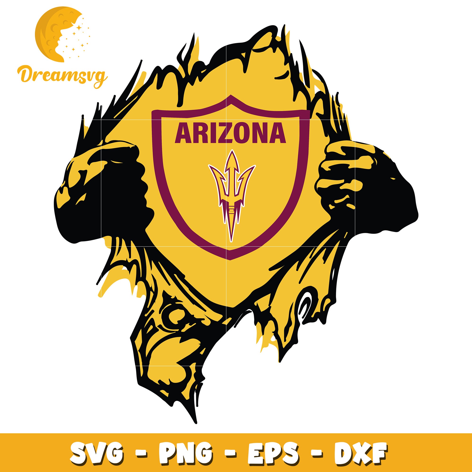 Arizona State Sun Devils SVG PNG EPS DXF