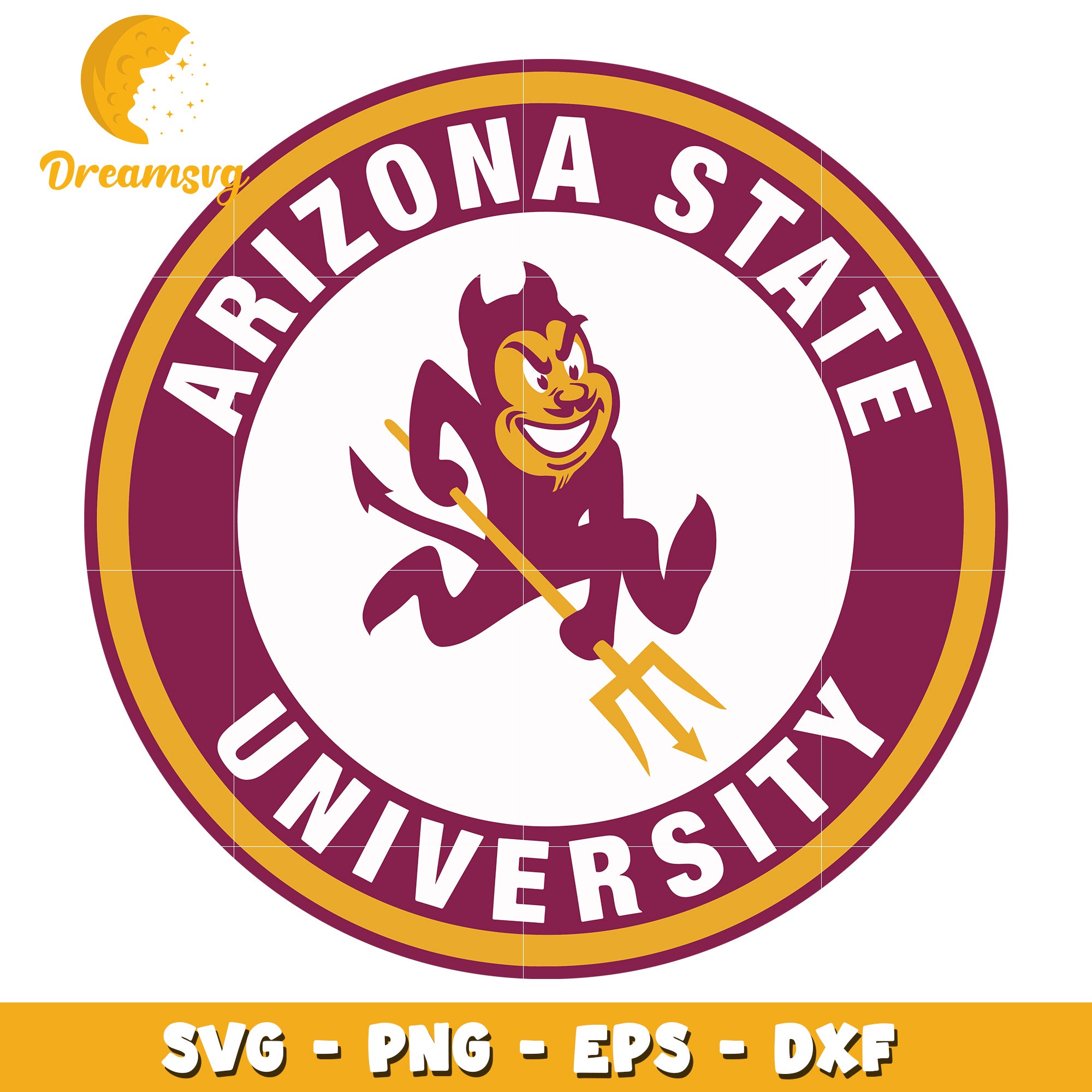 Arizona State University SVG PNG EPS DXF