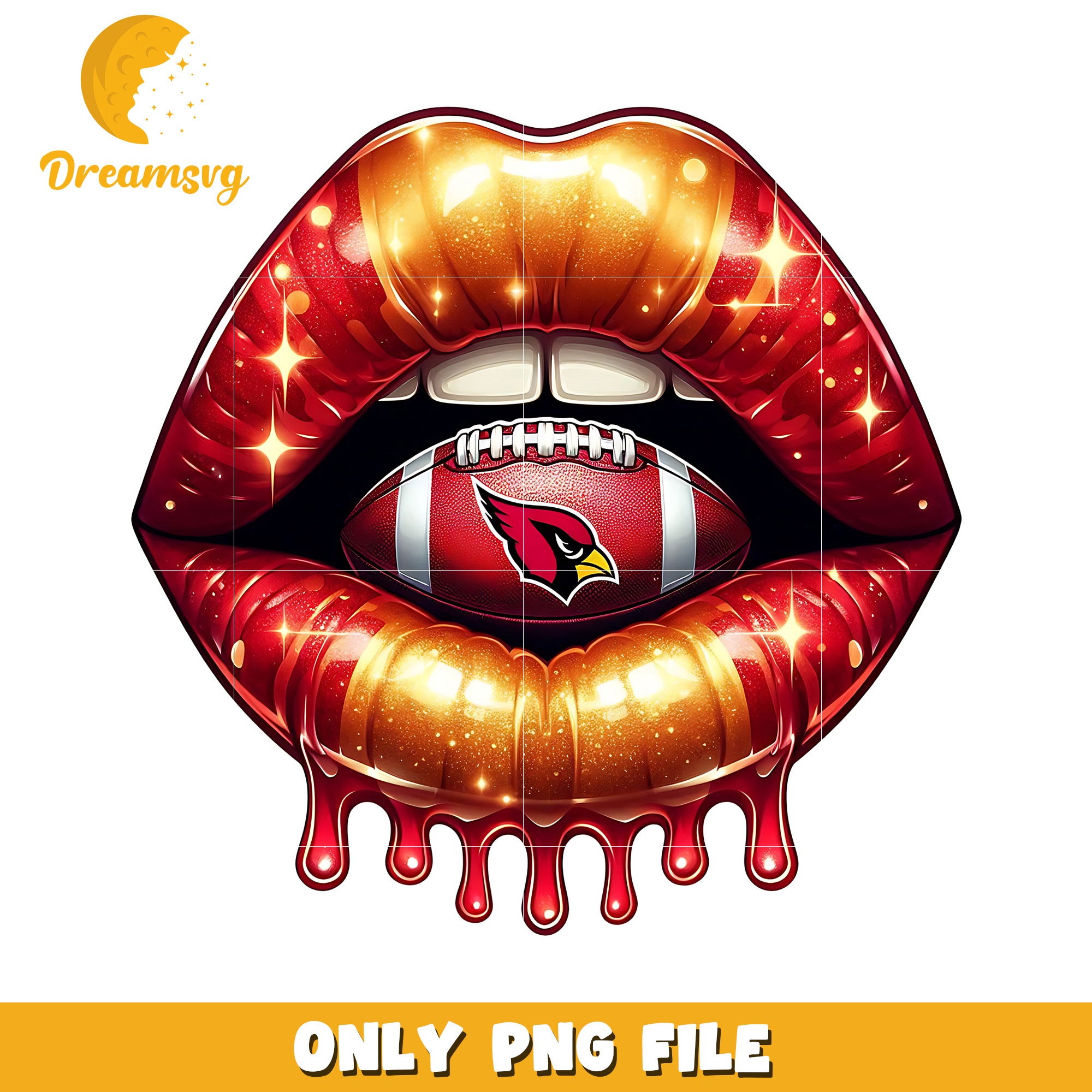 Arizona cardinals lips png, nfl teams png, nfl team logo png