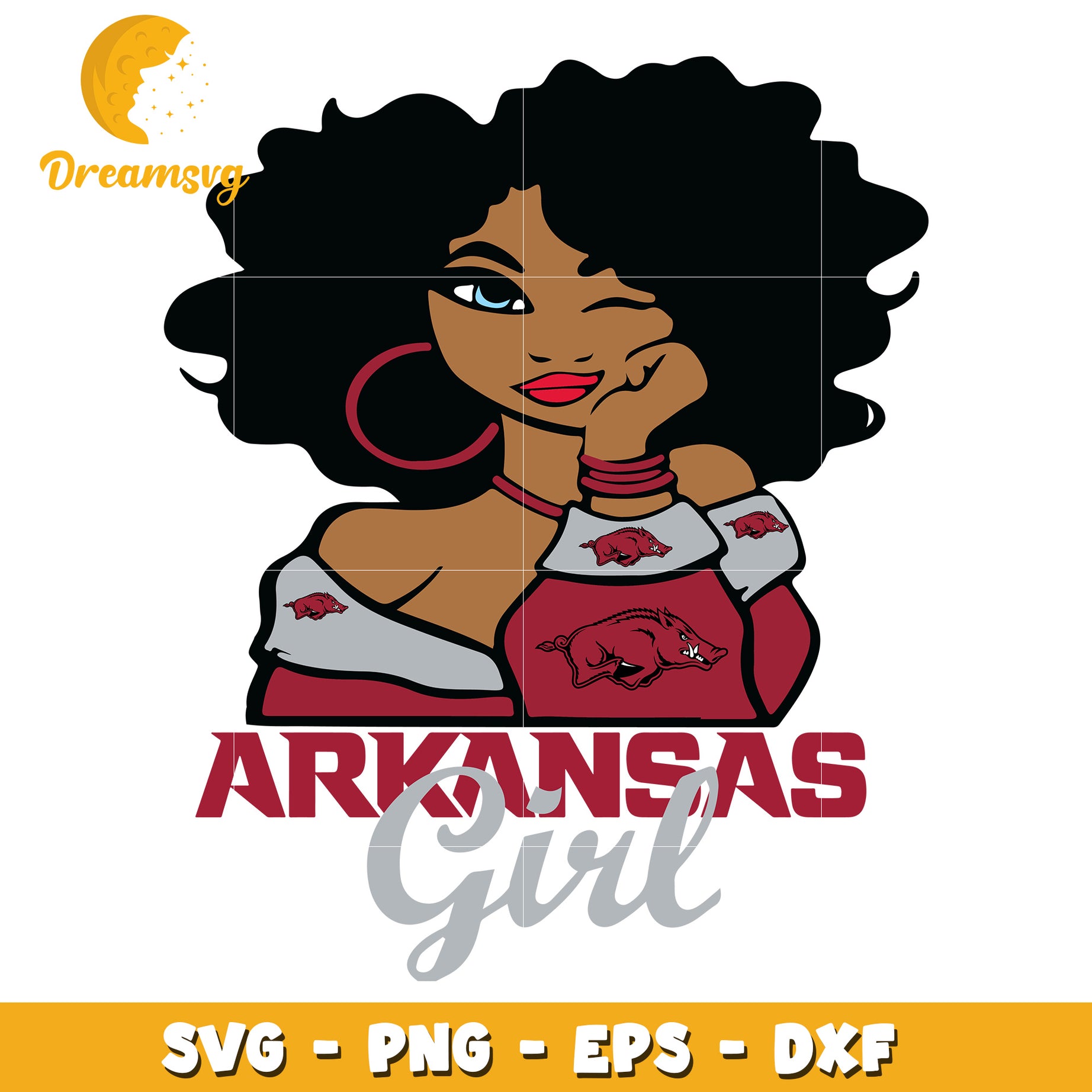 Arkansas Girl SVG PNG EPS DXF Cut File