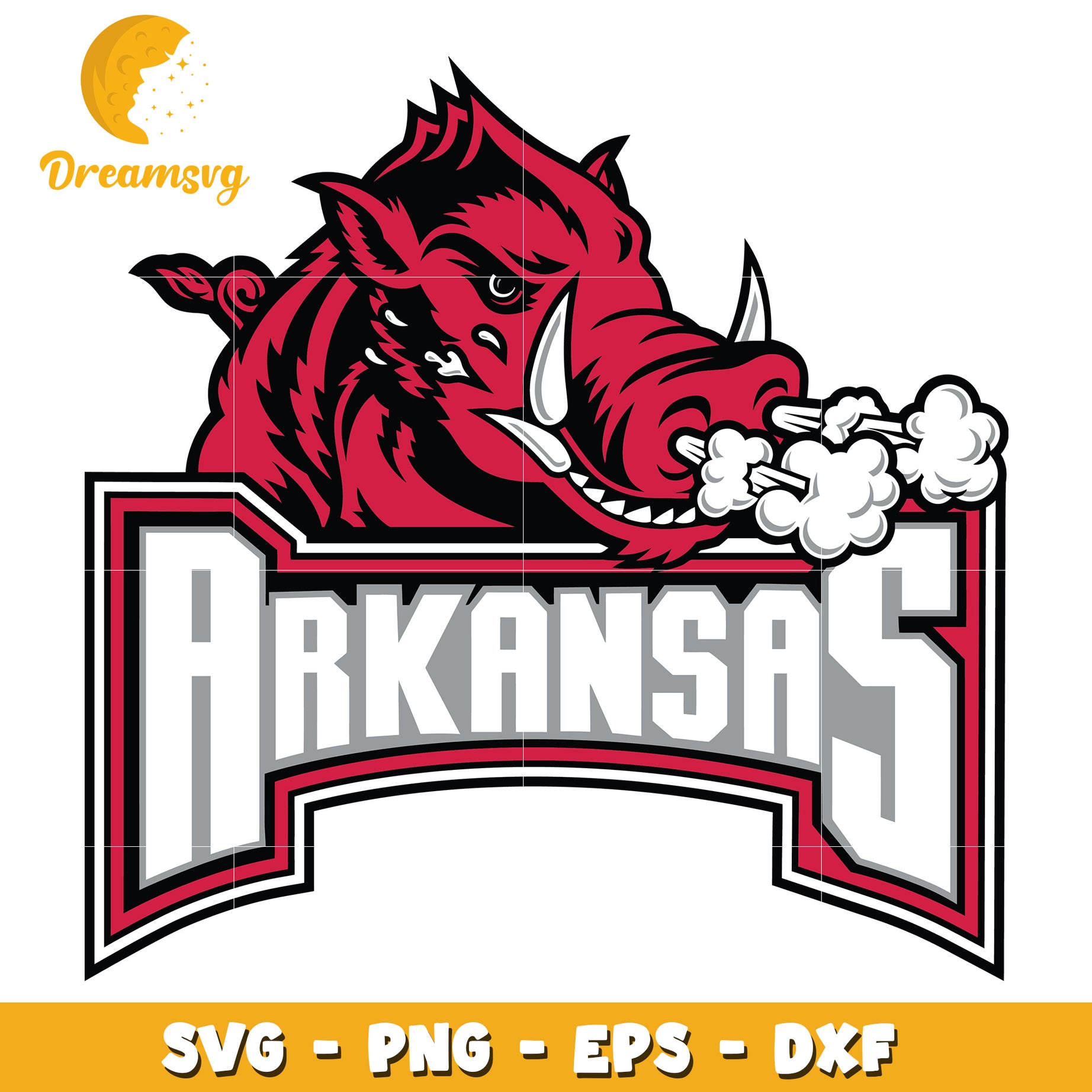 Arkansas Razorback Rope Font Arkansas Razorback SVG PNG EPS DXF – DreamSVG Store