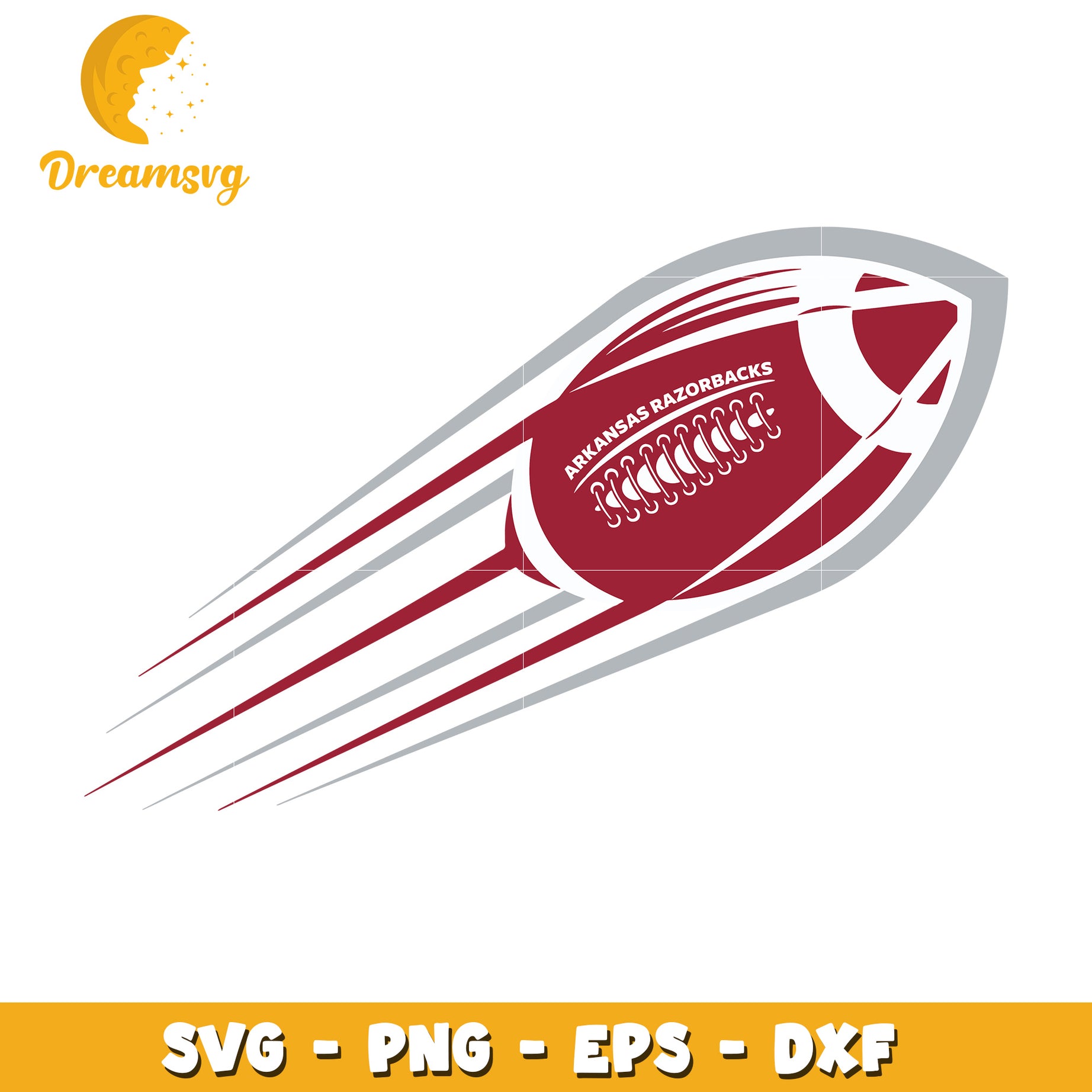 Arkansas Razorbacks Football SVG Cut File