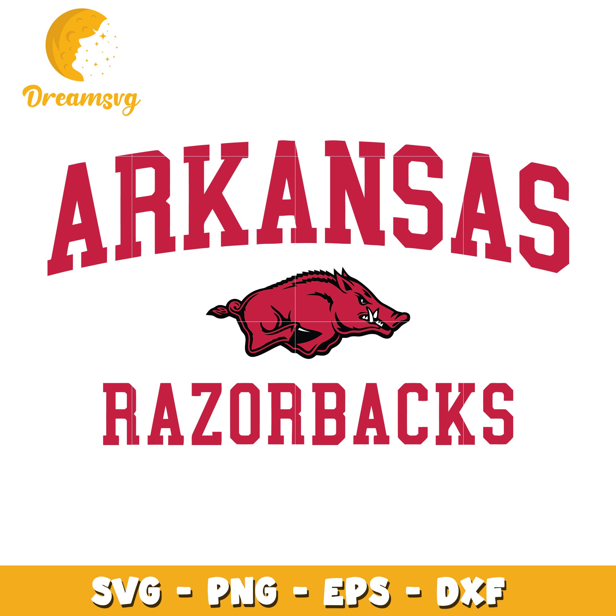 Arkansas Razorbacks Script A Arkansas Razorbacks SVG PNG EPS DXF – DreamSVG Store