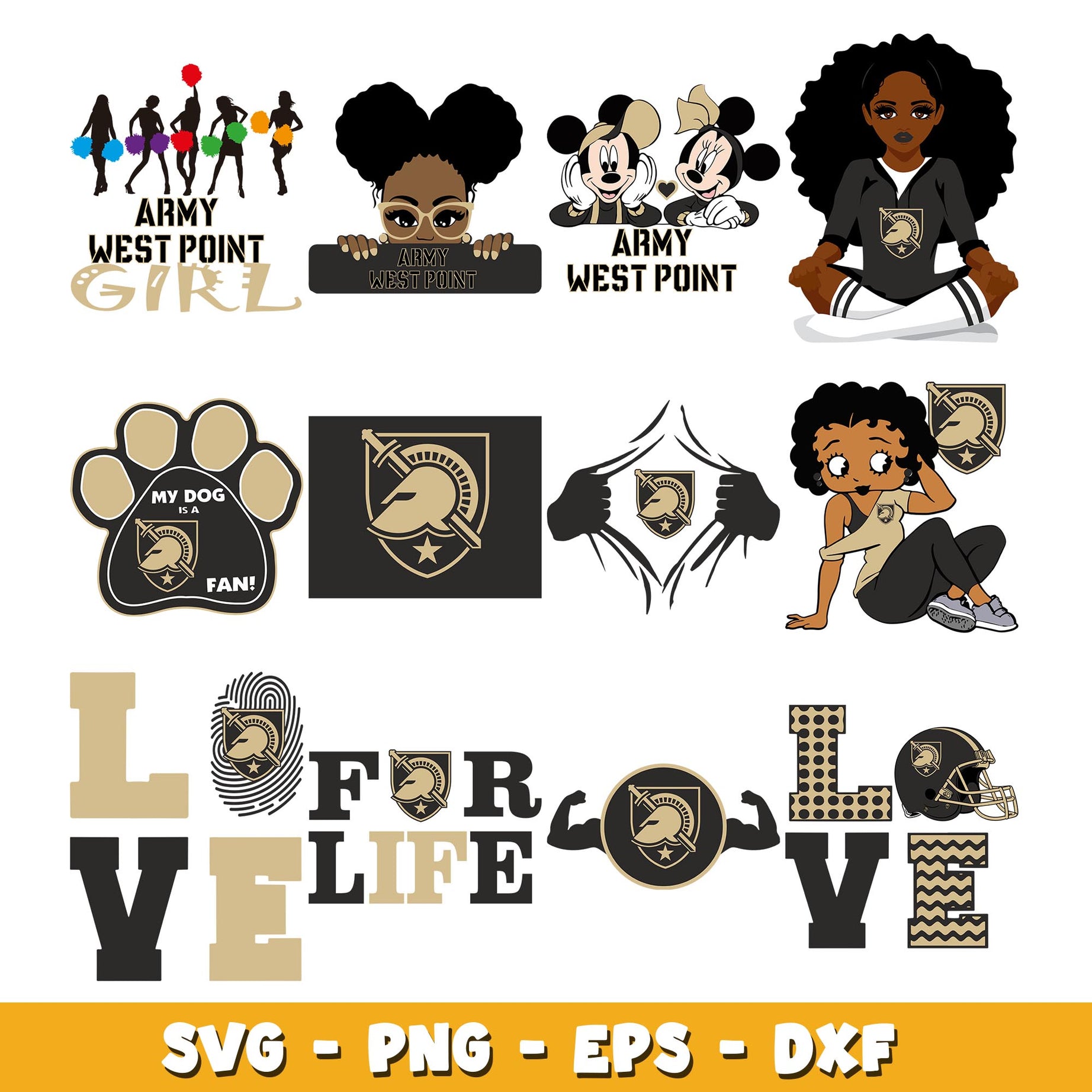 Bundle Army Black Knights ncaa svg, Army Black Knights logo svg, ncaa svg  