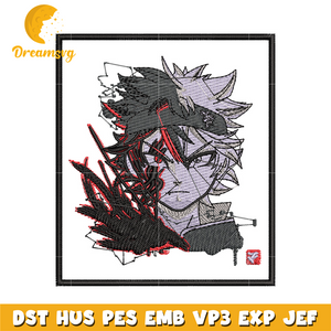 Asta poster embroidery design