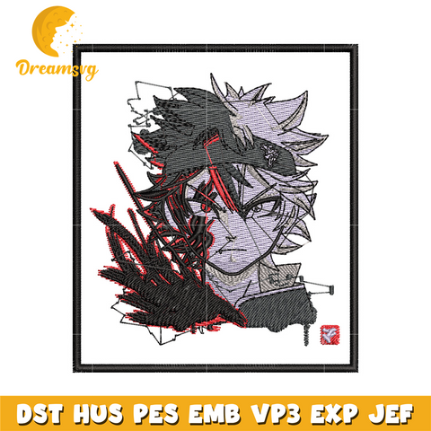 Asta poster embroidery design