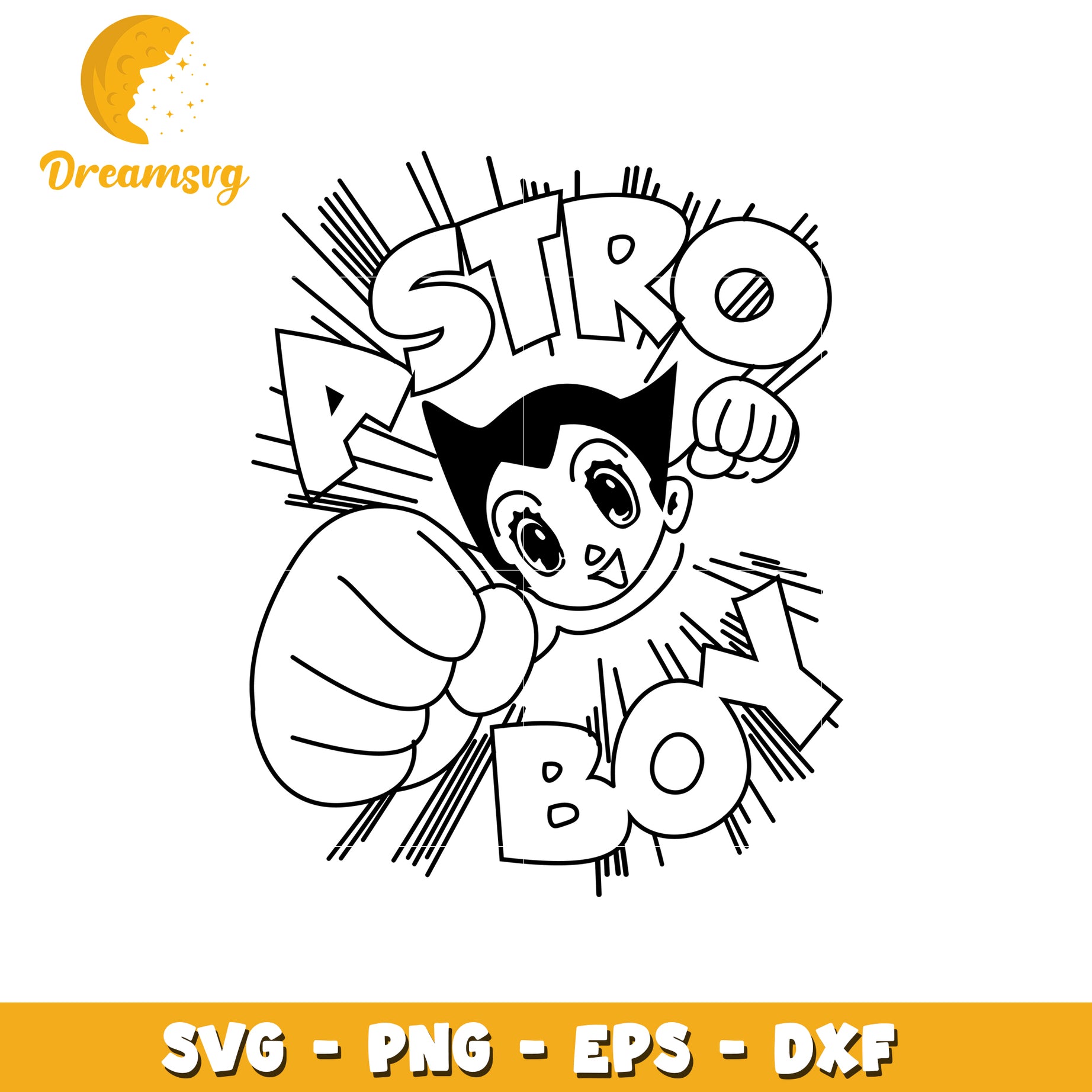 Astro Boy SVG Cut File