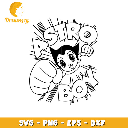 Astro Boy SVG Cut File