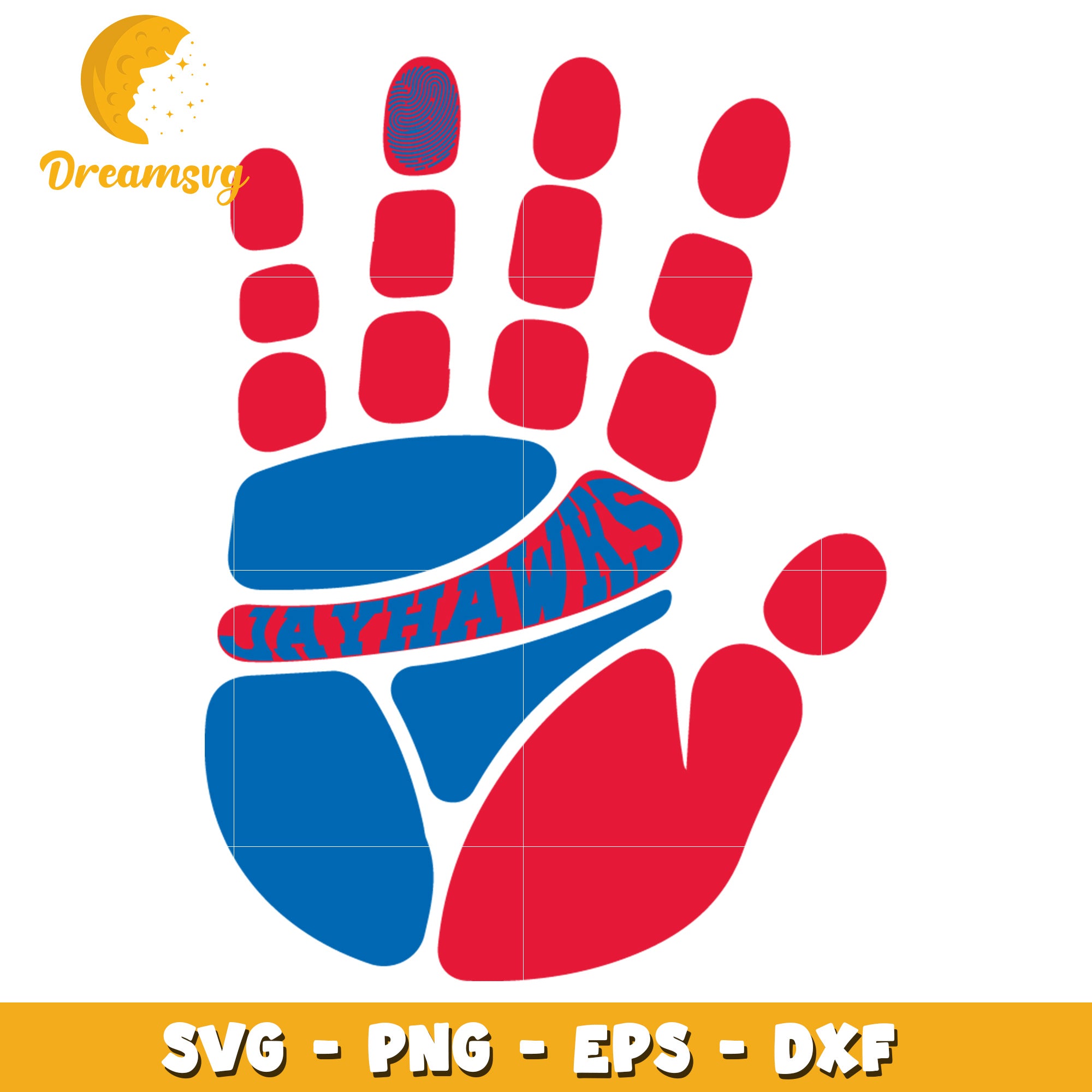 Atlanta Hawks Hand SVG PNG EPS DXF