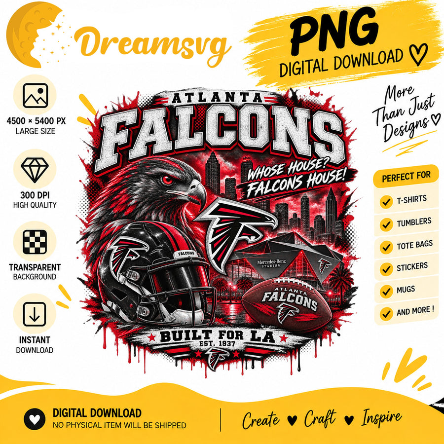 Atlanta Falcons Whose House Falcons House NFL Football PNG